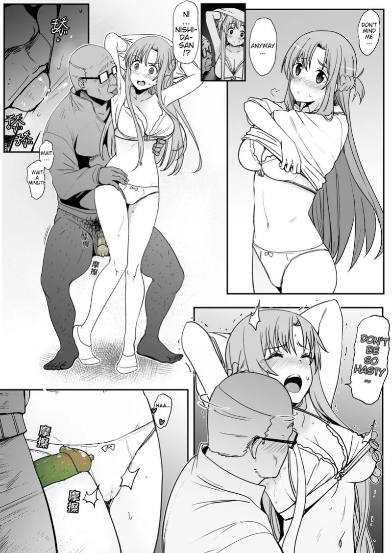 [Oninarasu] Asuna - Nishida 2 (Sword Art Online) [English] (Decensored)