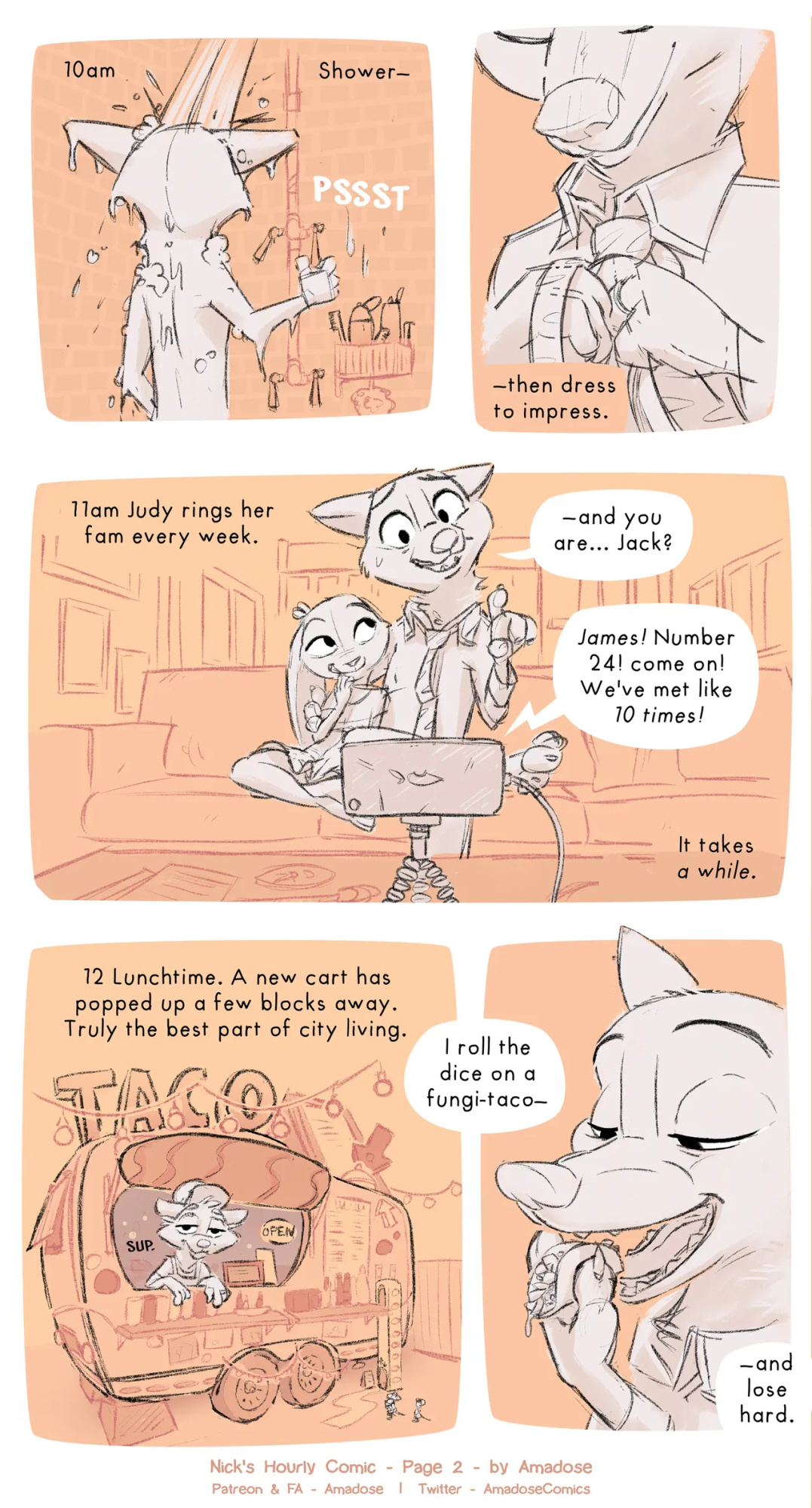 [Amadose] The Fox, The Rabbit, and The Bull ch.1-7 (Zootopia) [ongoing]
