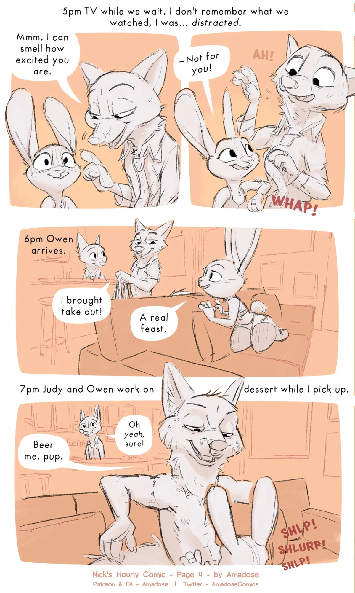 [Amadose] The Fox, The Rabbit, and The Bull ch.1-7 (Zootopia) [ongoing]