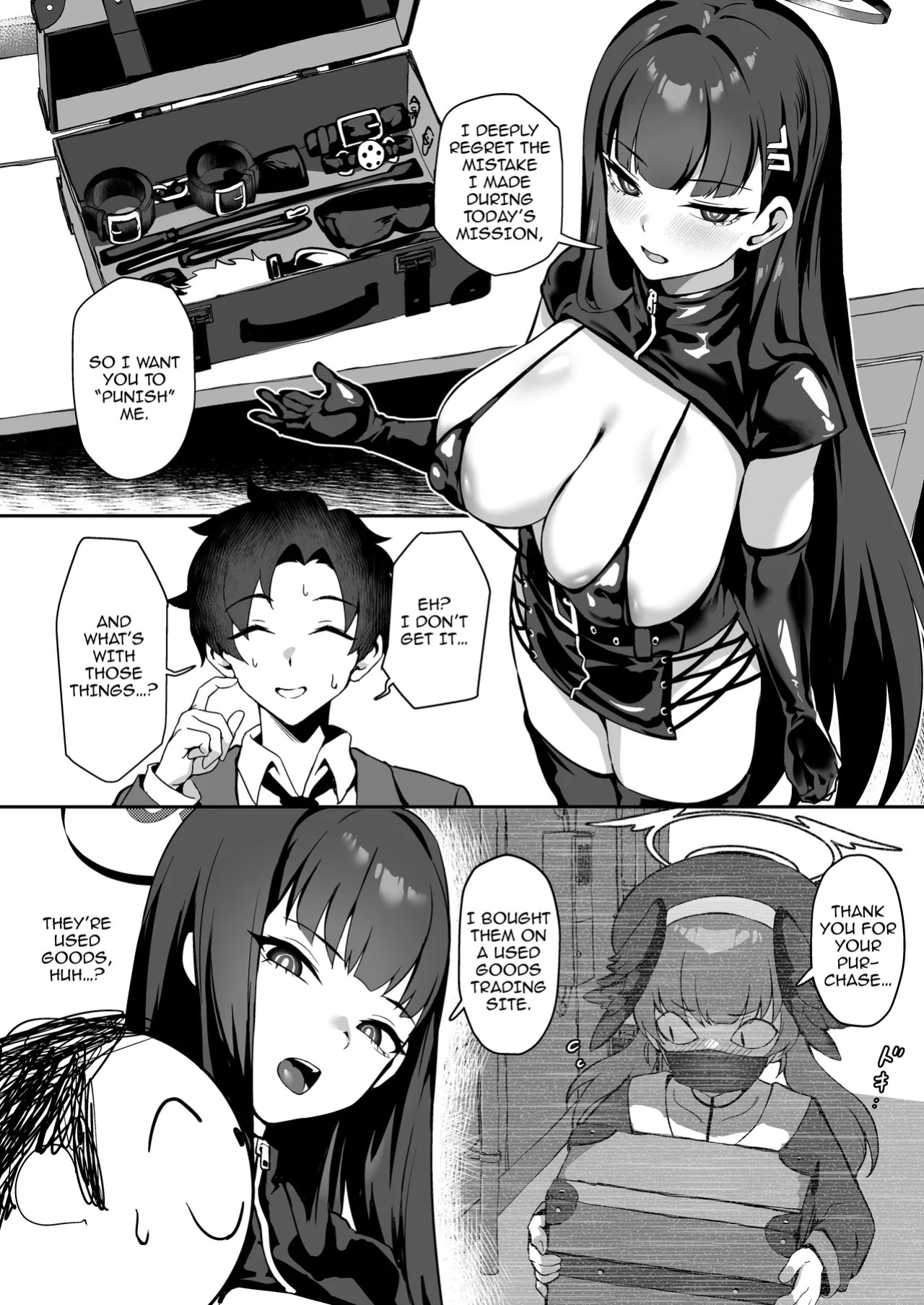 [Jirufans (Jirusu)] Sensei Onegai Watashi o Basshite Kudasai. - Sweet Discipline (Blue Archive) [English] [Doujins.com] [Digital]