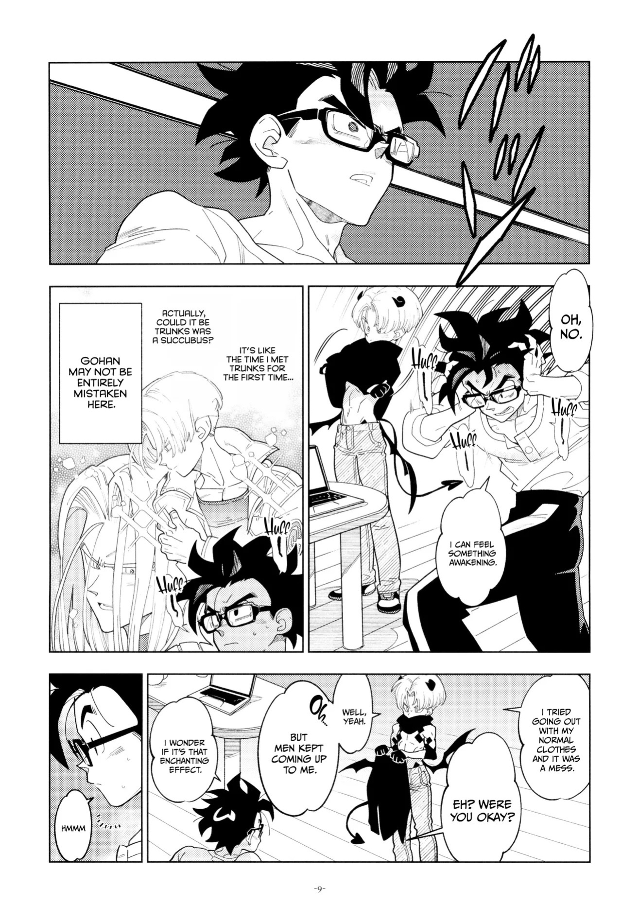 (DRAGON Geki GW2026) [Article 60 of Criminal Code (Shuhan)] Trunks-kun Succubus ni Naru. | Trunks Became a Succubus (Dragon Ball Super) [English] {Doujins.com}