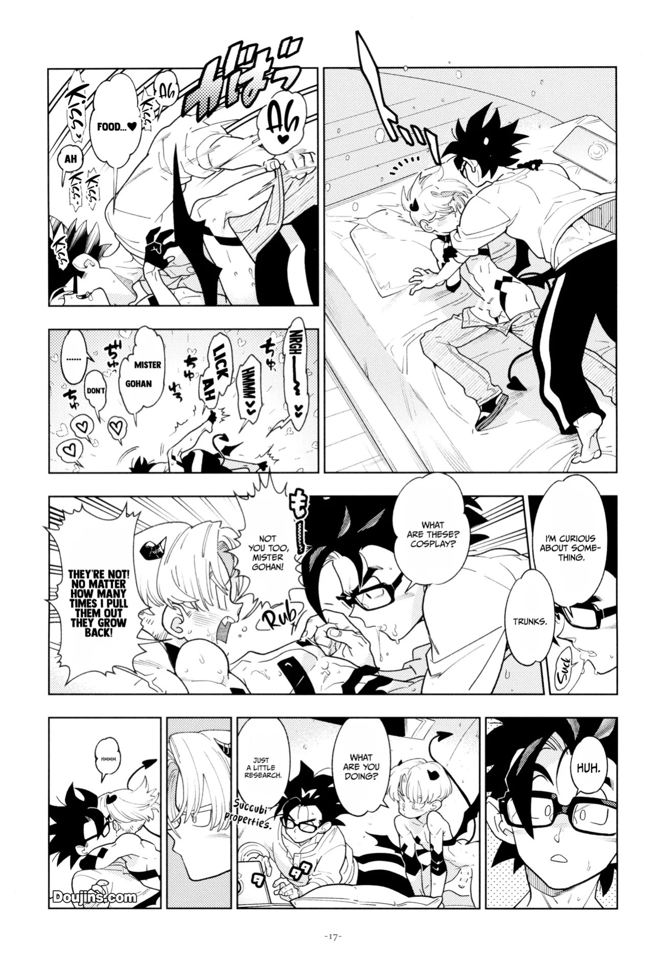 (DRAGON Geki GW2026) [Article 60 of Criminal Code (Shuhan)] Trunks-kun Succubus ni Naru. | Trunks Became a Succubus (Dragon Ball Super) [English] {Doujins.com}