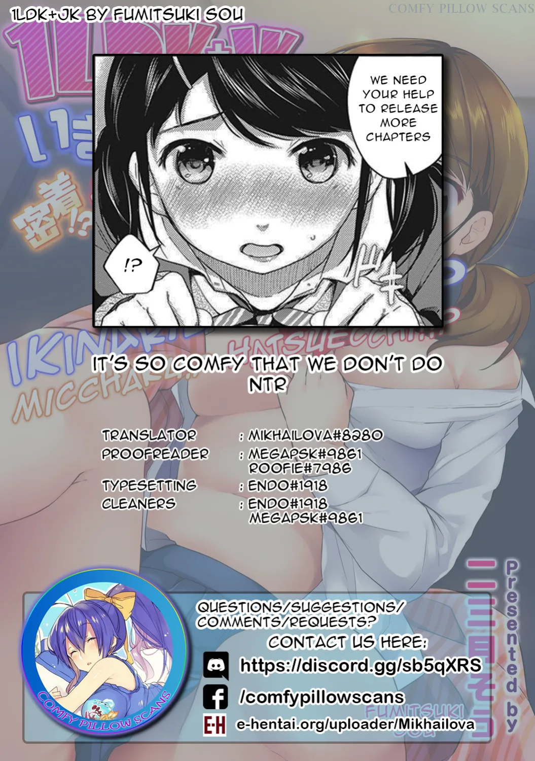 [Fumitsuki Sou] 1LDK+JK Ikinari Doukyo? Mitchaku!? Hatsu Ecchi!!? Ch. 1-60 [English] [Comfy Pillow Scans & 1 2 Translations]