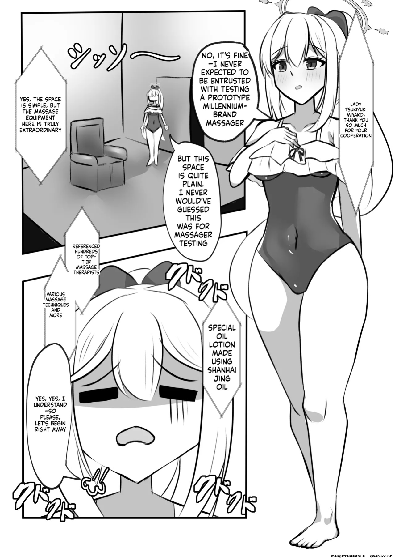 [Shio no Uramichi (Tonokawa)] Omocha Renzoku Zecchou Keikaku Tsukiyuki Miyako Hen | Cutting Tools Continuous Orgasm Plan (Blue Archive) [English] [SCANMTL] [Digital]