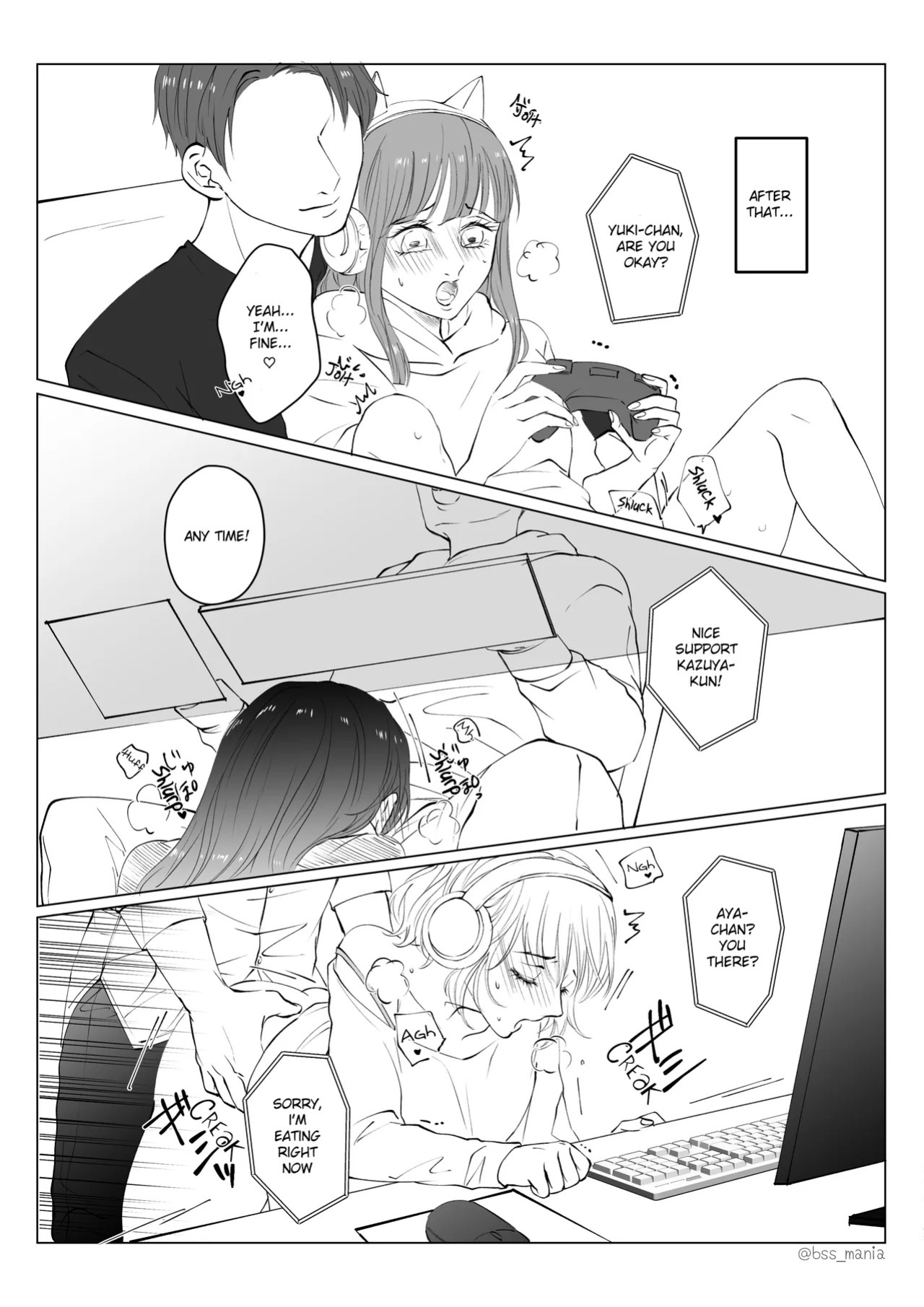 [BBS Boku ga Saki ni Suki Datta no ni... Fukyuu Iinkai (Ichijiku)] I did it with the whole Game-team [English]