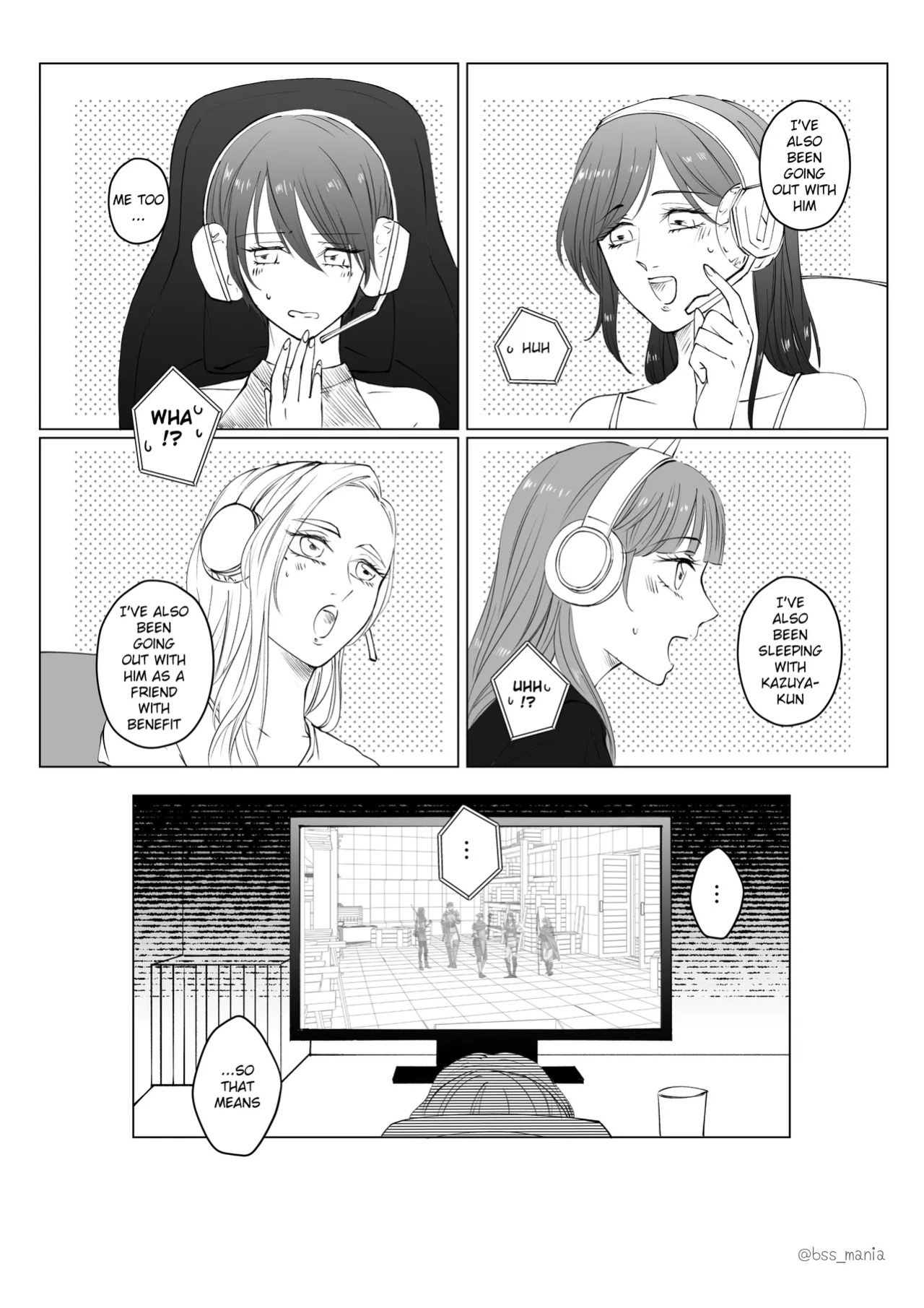 [BBS Boku ga Saki ni Suki Datta no ni... Fukyuu Iinkai (Ichijiku)] I did it with the whole Game-team [English]