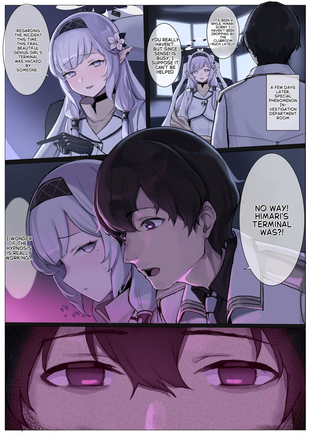 [Usagihara-sen (Usagihara Kuro)] Karada ga Hotel Saimin Hacking (Blue Archive) [Digital] [English]