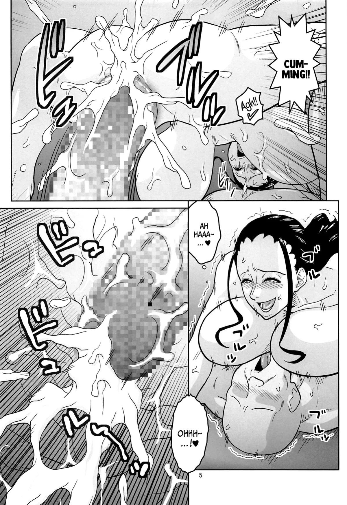 [ACID-HEAD (Murata.)] Nami to Robin no Dekamara Fudeoroshi 2 | Nami and Robin Taking a Huge Dick's Virginity 2 (One Piece) [English] {Doujins.com}