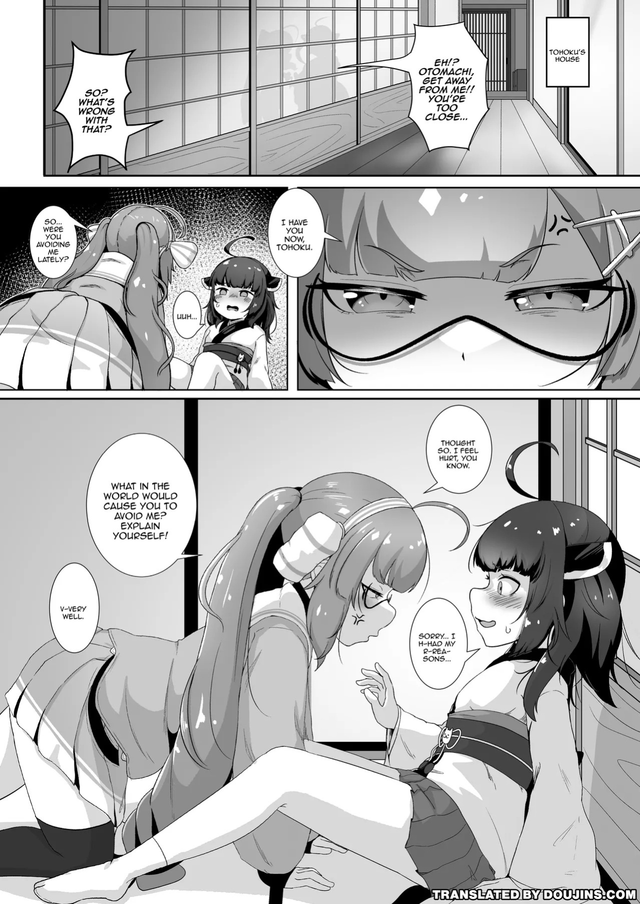 [So'LoOse (Denoshoyu)] Tohoku no Ochinchin Una ga Nuitageru | Tohoku's Dick, Una Will Help You Jerk Off! (VOICEROID) [English] {Doujins.com} [Digital]