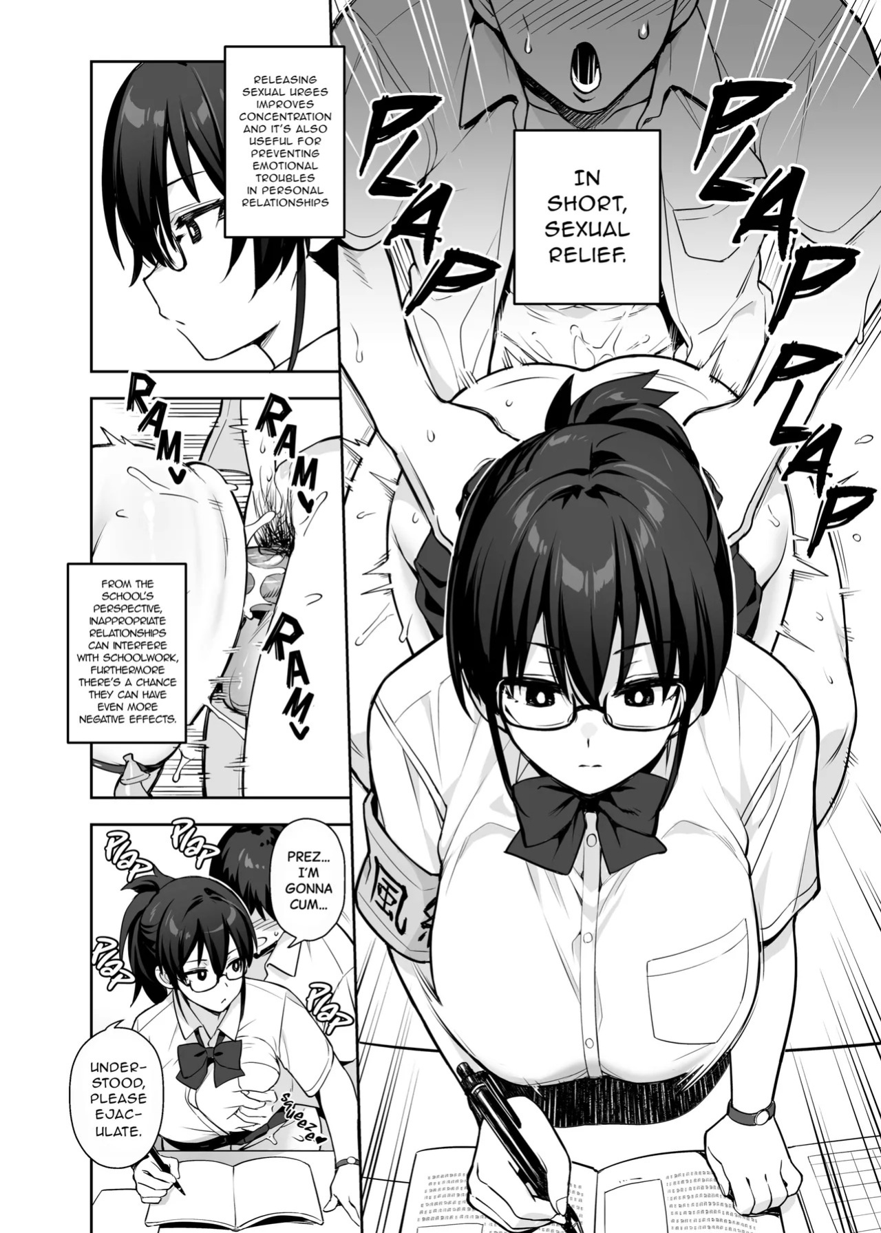 [TRY&Hougen Futari Shakai (TRY Hougen)] Shin Seito Kaichō no Mune ga Deka Sugiru 3 | The New Disciplinary Committee President's Tits Are Too Big 3 [English] [Decensored] [Digital]