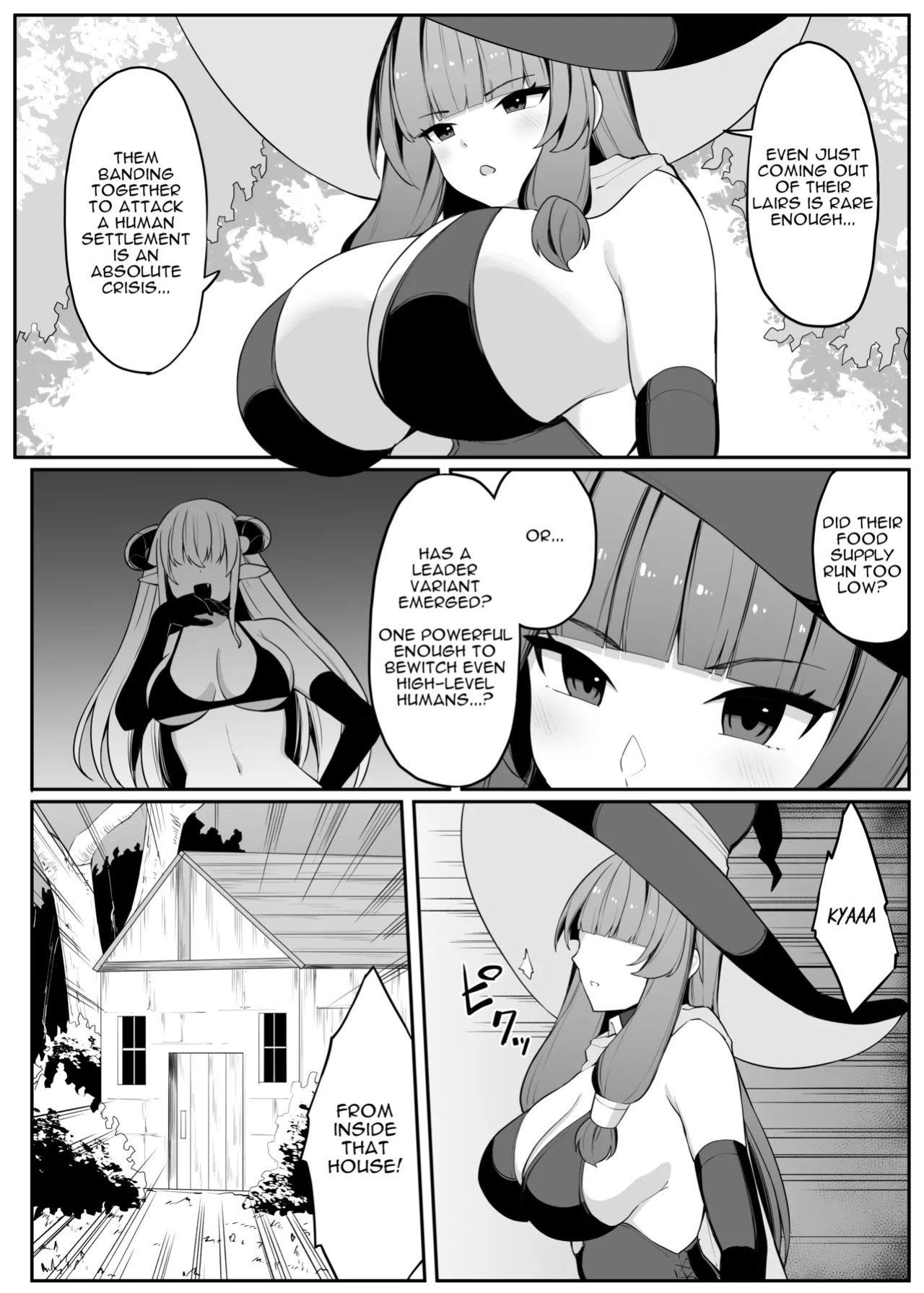 [Omochi no Mochiya (Wabimochi)] Saikyou Witch ga Succubus ni Miryou Sarete Haiboku Suru Hanashi | How the Strongest Witch Was Charmed and Defeated by a Succubus [English]