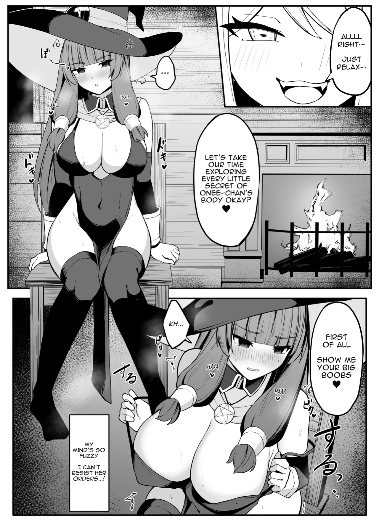 [Omochi no Mochiya (Wabimochi)] Saikyou Witch ga Succubus ni Miryou Sarete Haiboku Suru Hanashi | How the Strongest Witch Was Charmed and Defeated by a Succubus [English]