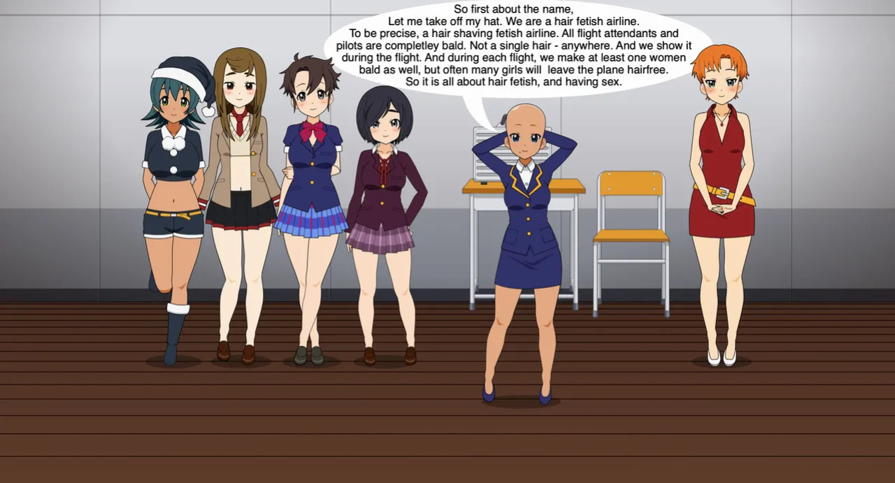 All Bald Airways - 01 - Jen's new Crew