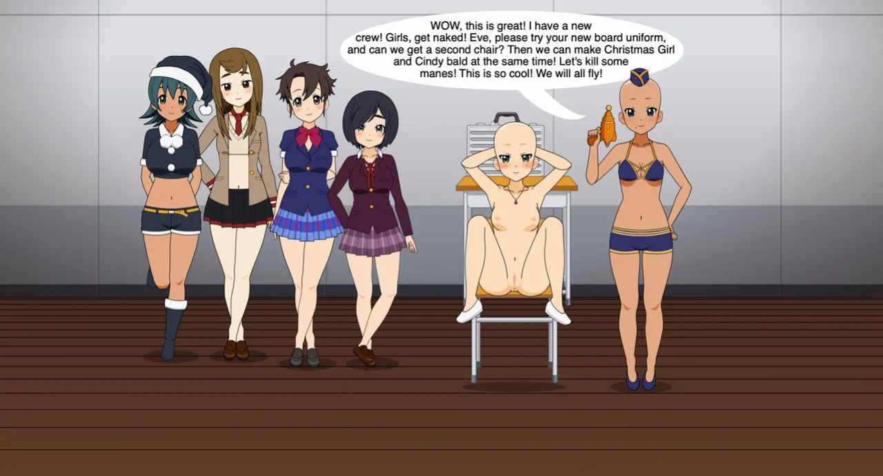 All Bald Airways - 01 - Jen's new Crew