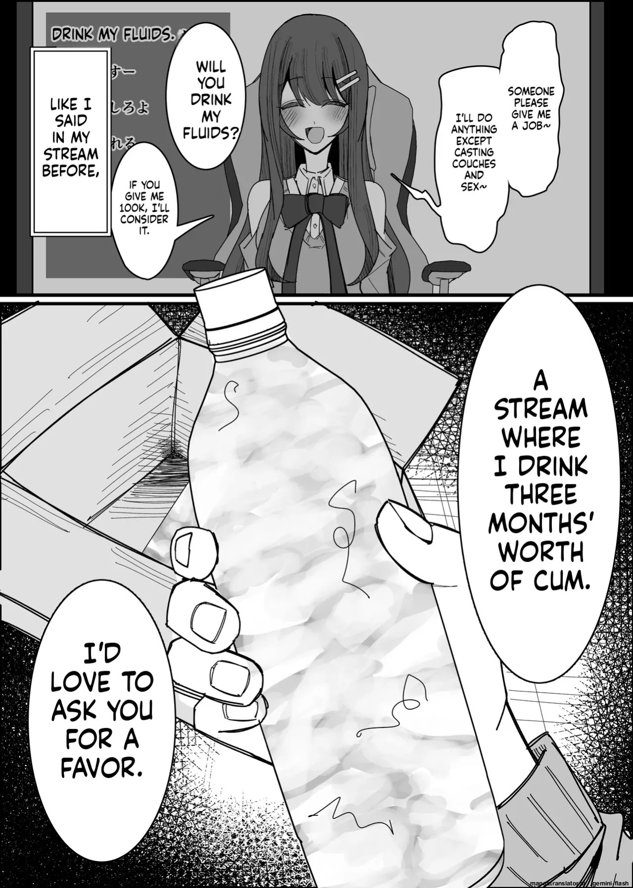 [Fuaku Yuu (Yufuck)] Listener-san no Semen Kudasai [MTL]