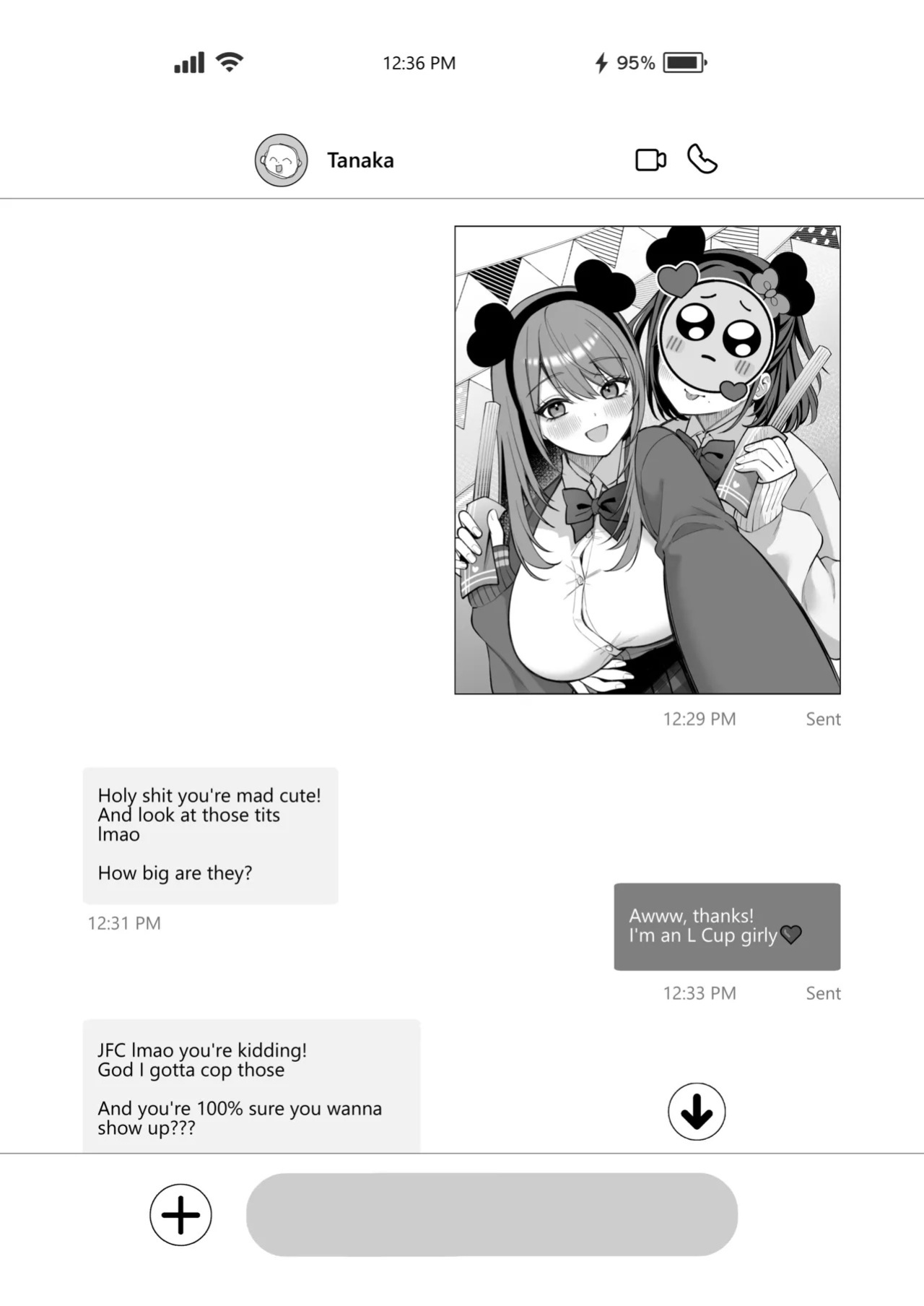[Ichigo Crown (Yuzuri Ai)] L-Cup Joshidaisei 20cm Chou Dekachin de Doujin AV Debut | An L-Cup College Chick's Porn Escapade with a Behemoth [English] [Digital]