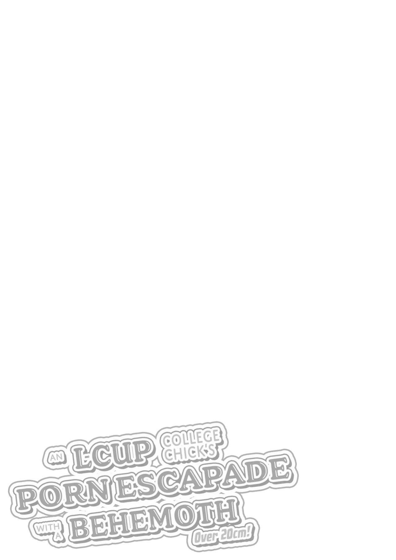 [Ichigo Crown (Yuzuri Ai)] L-Cup Joshidaisei 20cm Chou Dekachin de Doujin AV Debut | An L-Cup College Chick's Porn Escapade with a Behemoth [English] [Digital]