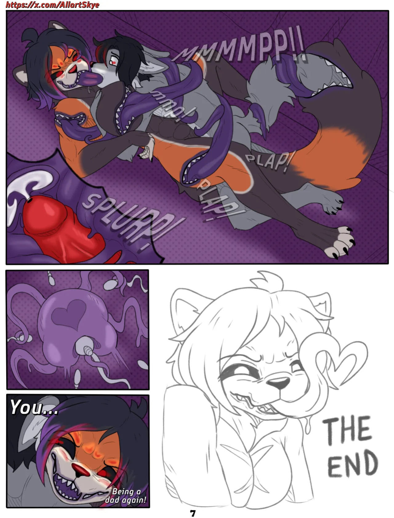 Skyethefurry no canon comics ENG