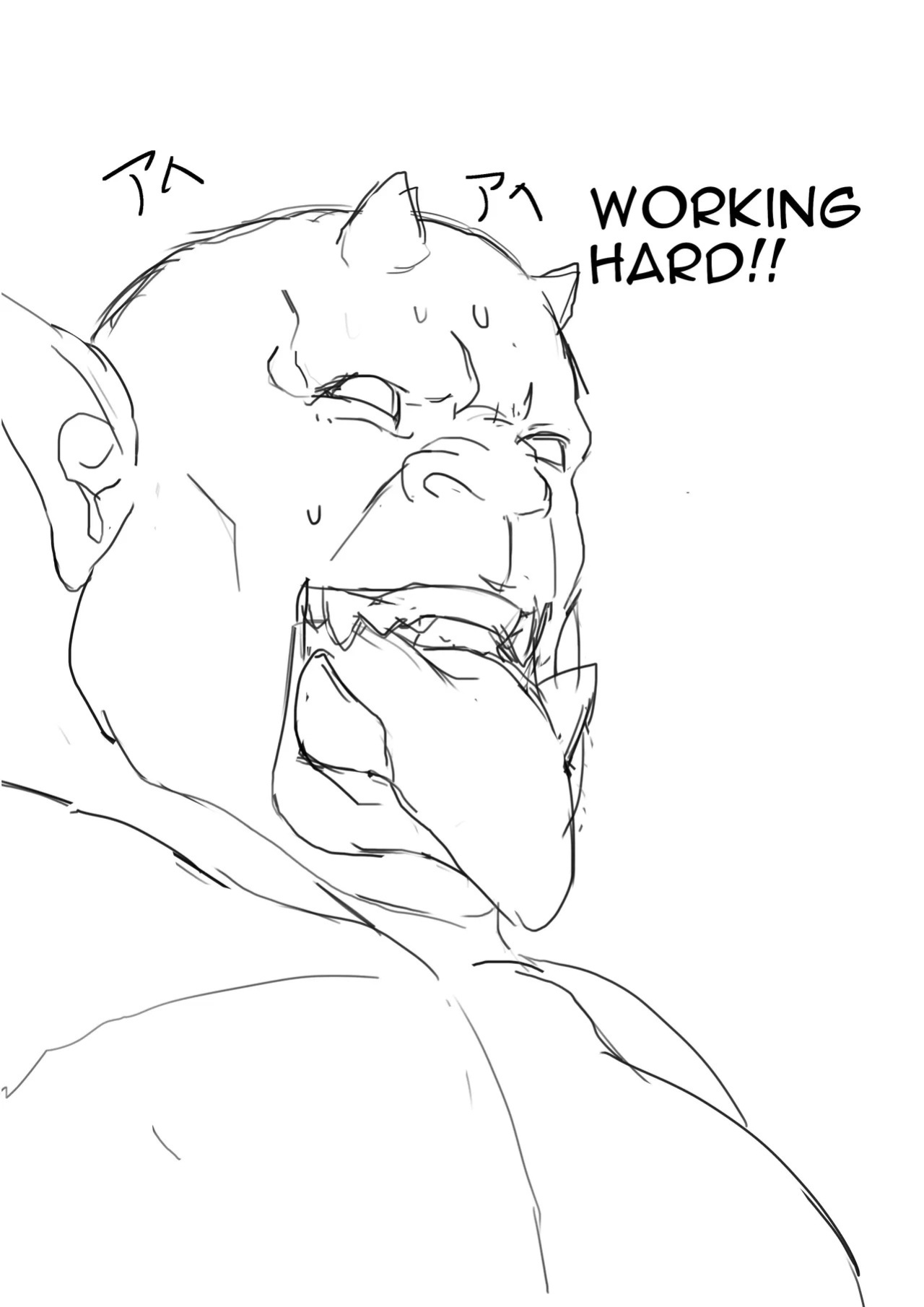 [Kugara] Yuugi Nee-san to Orc ga Kunzu Hoguretsu 2 | Yuugi Locked In A Grapple With An Orc 2 (Touhou Project) [English] [Digital]