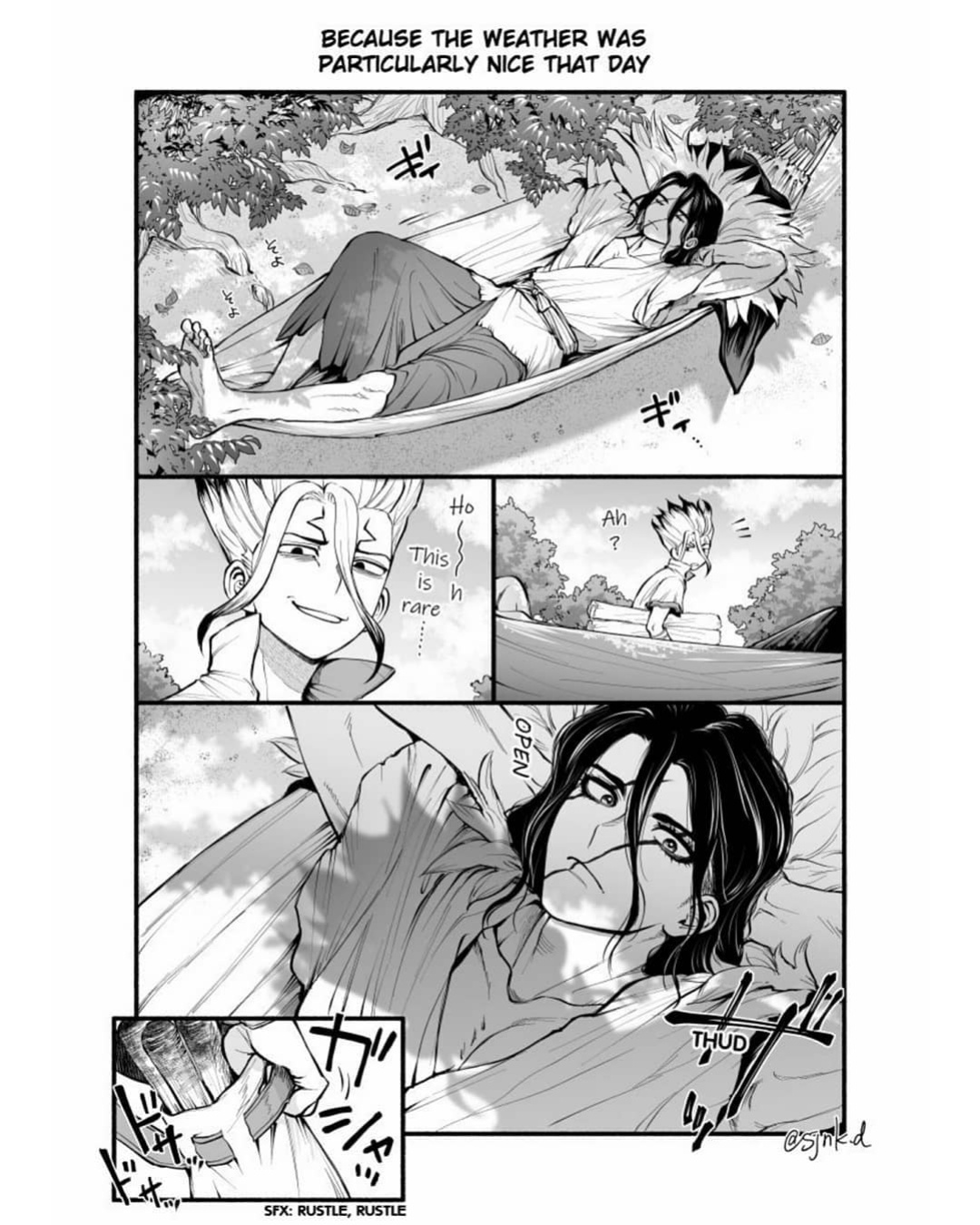 [Sujiniku] TsukaSen Log (Dr.STONE)