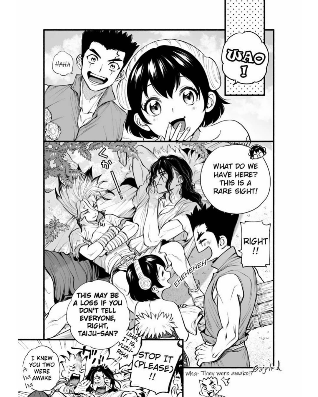 [Sujiniku] TsukaSen Log (Dr.STONE)