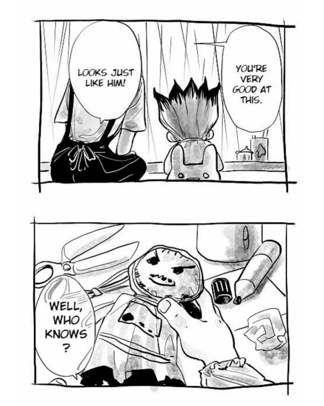 [Daiki] Thanks, Dr. STONE (Dr. Stone)