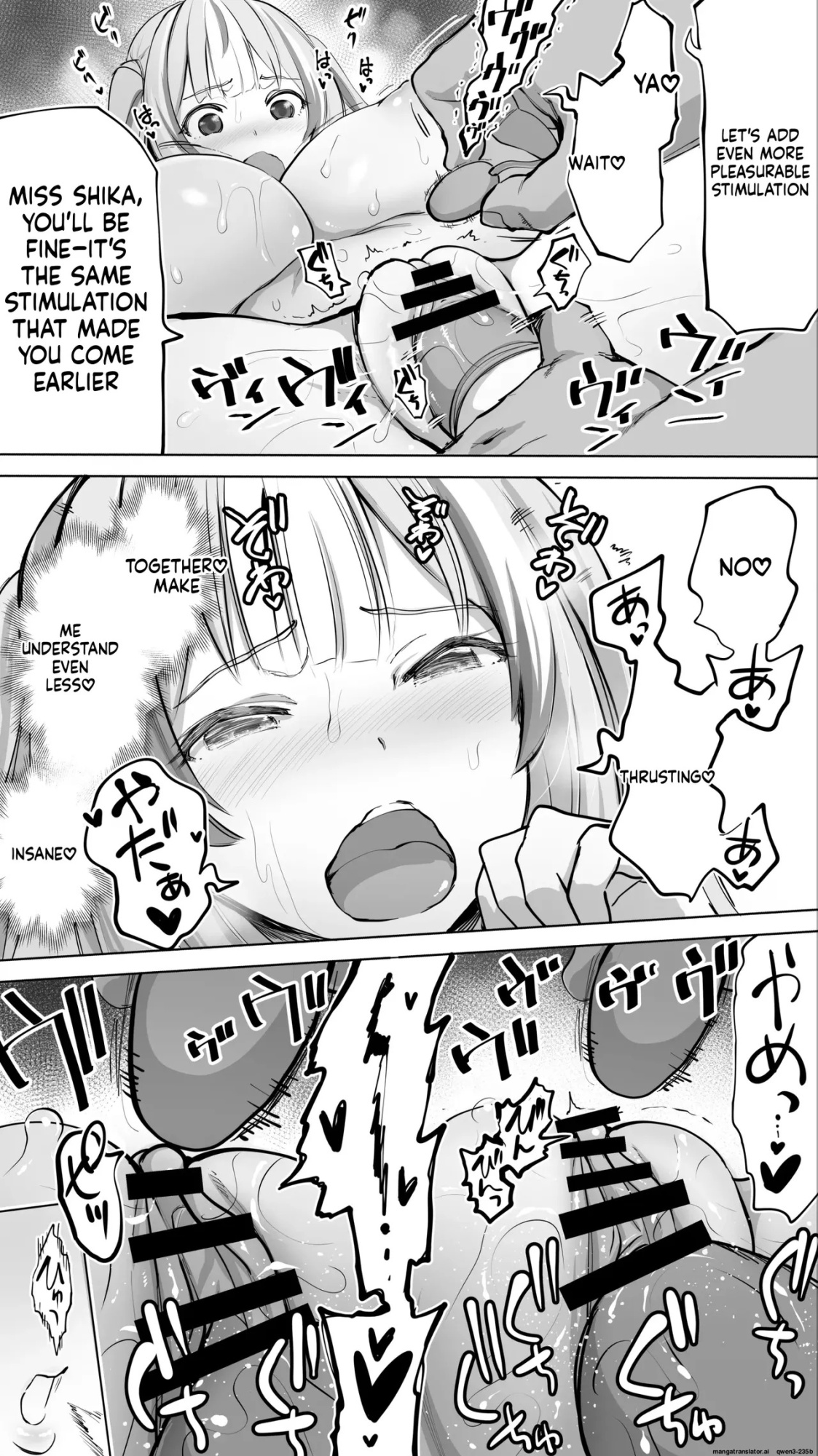 [STUDIO HUAN (Raidon)] Iki Jigoku Refle ni Ochiru Tenshi Kaiwai-chan ♥ | An "Angel-Style" Girl Succumbing to Orgasm-Inducing Hellish Massage ♥ [English]