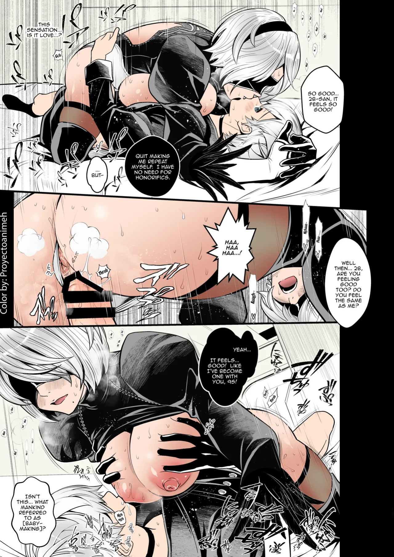 Onna Senshinokyuusoku Female Warrior Rest (Nier_ Automata) [English] Colorized
