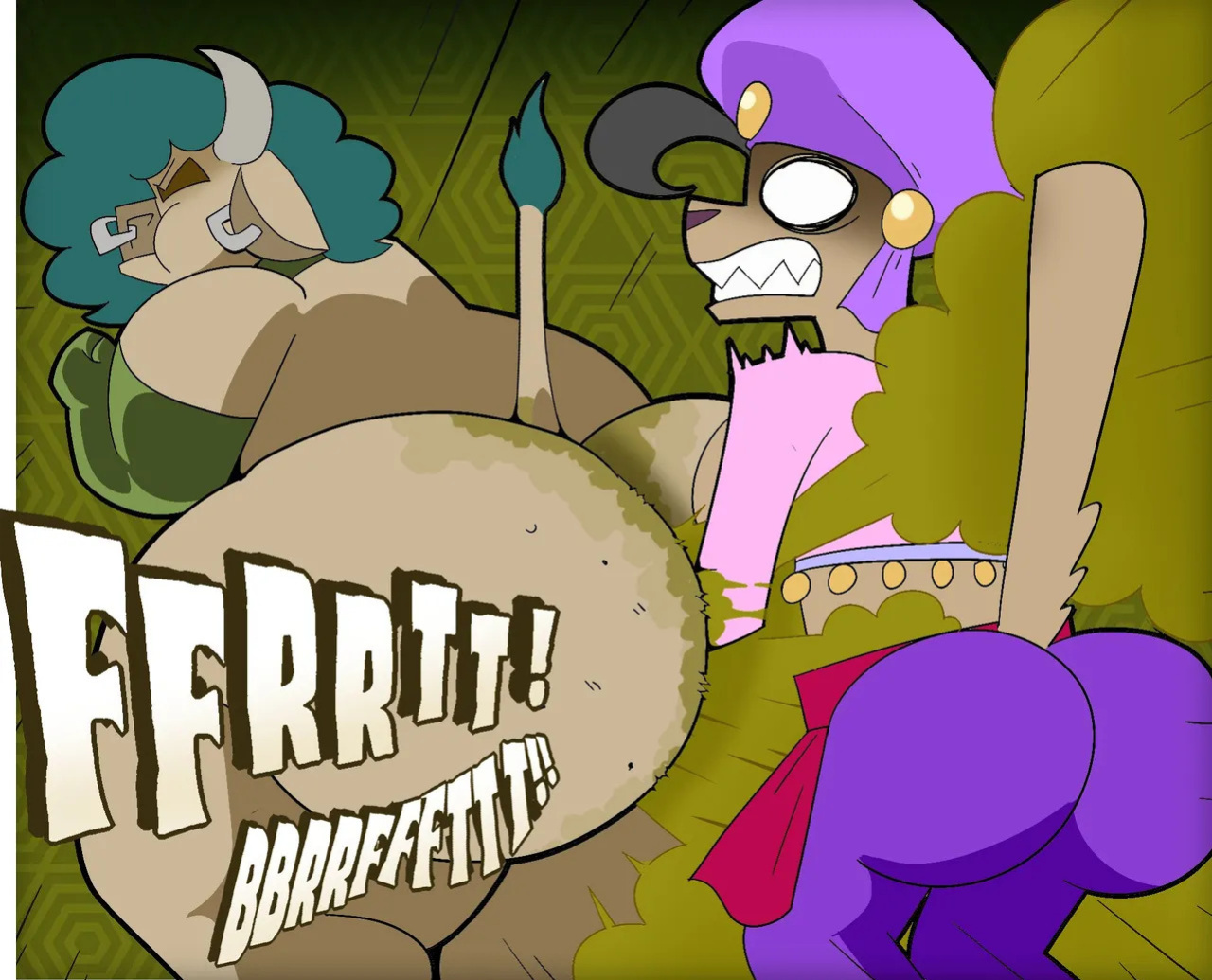 [Squiddy62] Scratching Derri's Ass
