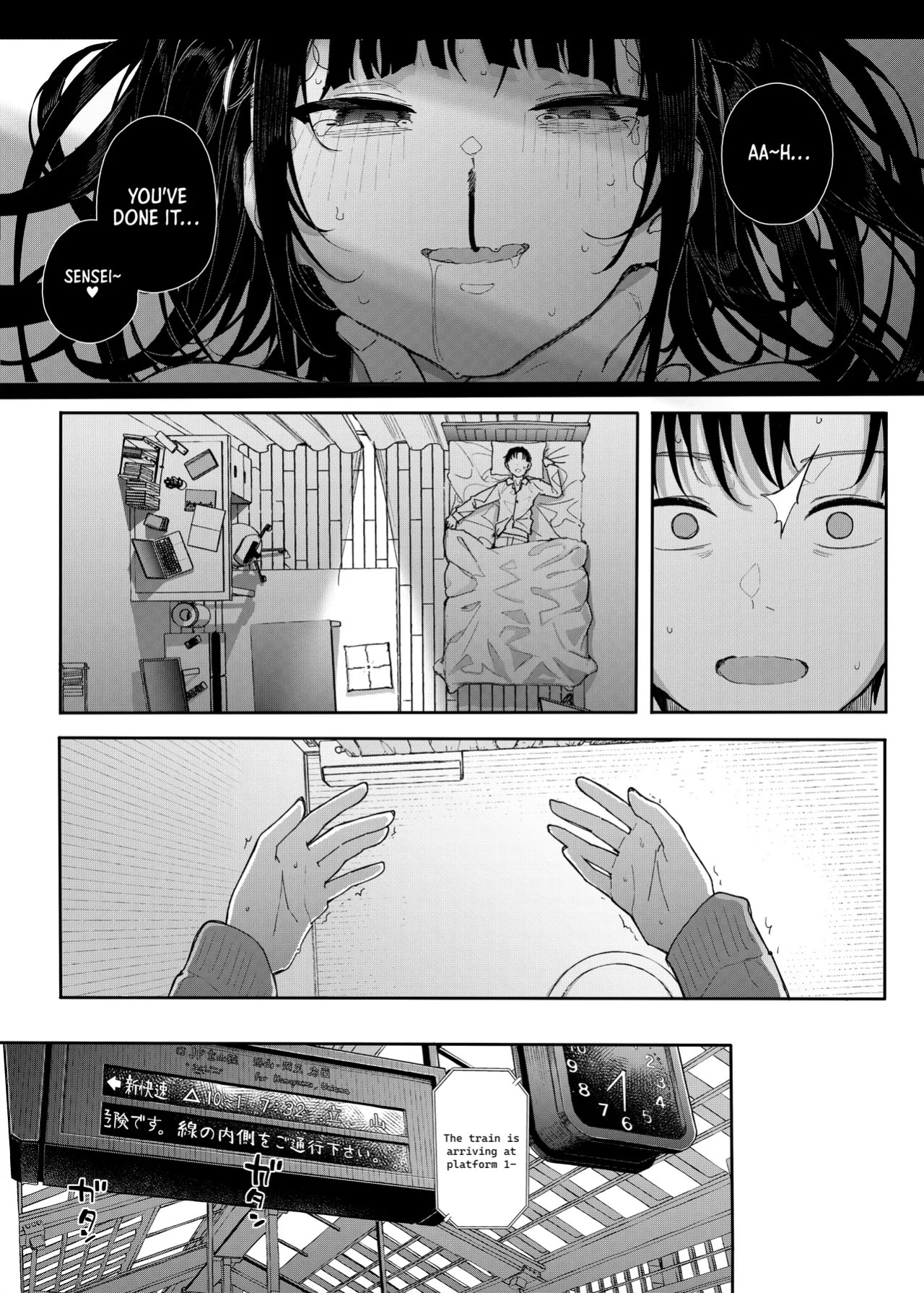 [Karamomo Tart (Kindatsu)] Majime na dake ga Torie no Boku ga Hametsu Ganbou no Seito ni Seiheki o Guchagucha ni Yugama sareta Hanashi 2 ~Dakara Boku wa Katei Kyoushi o Yameta 2~ Part 1 [Digital] [English] [Pinandhita論理型]