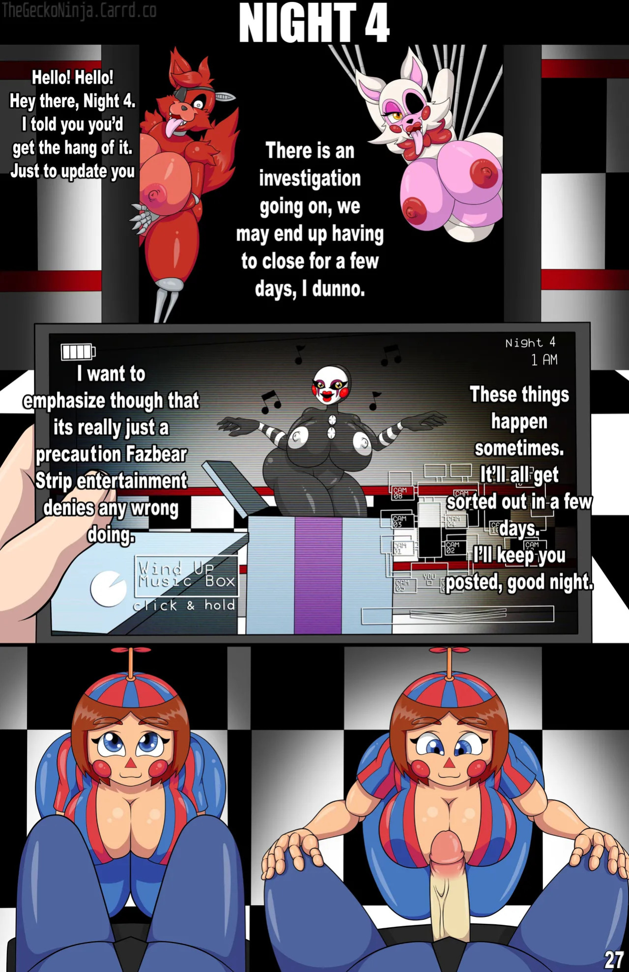 [TheGeckoNinja] Five Fucks at Freddy's 2 (Ongoing)