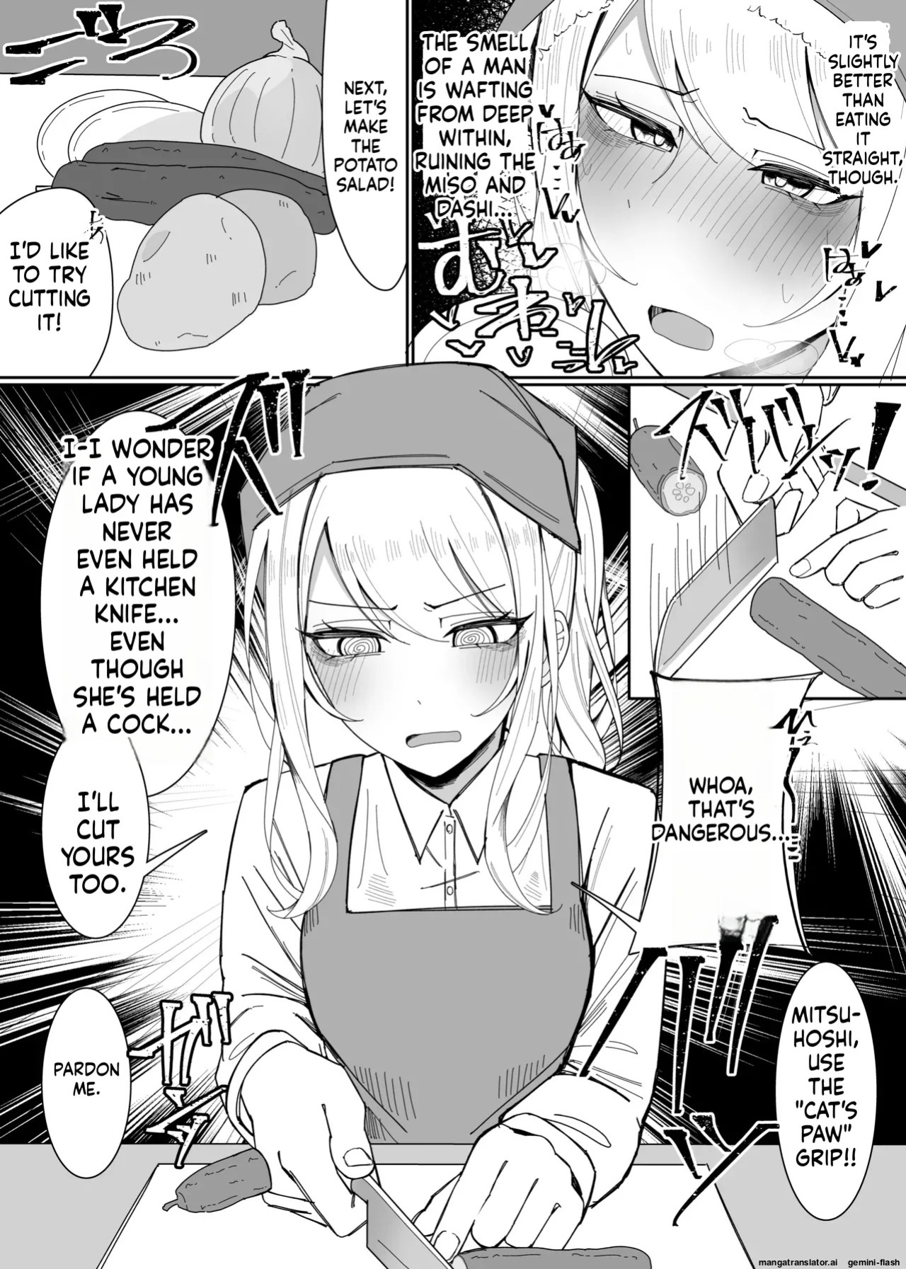 [Fuaku Yuu (Yufuck)] Ojou-sama Gakuen Shokuza-bu! ～Chouri Zisshuuhen～ [MTL]