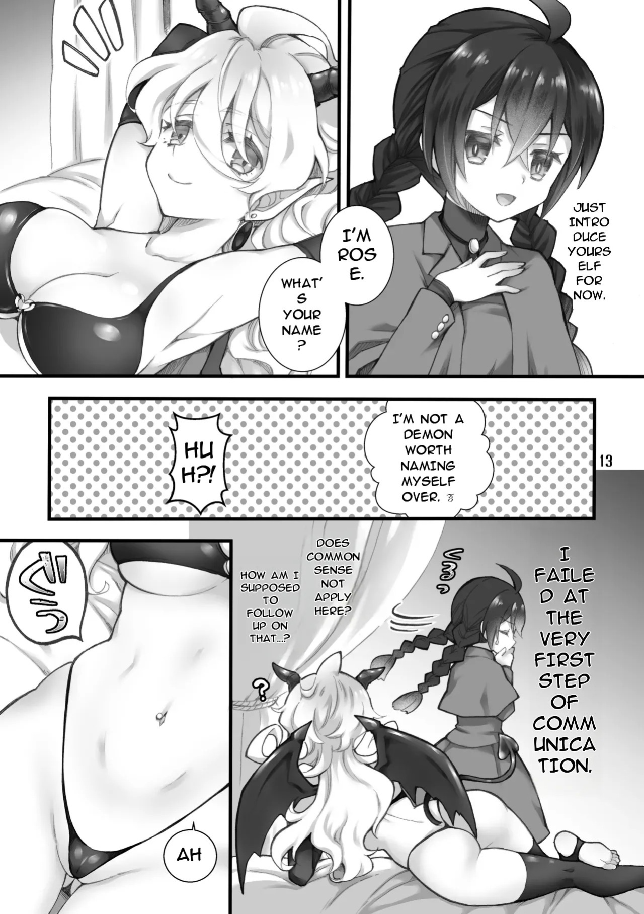 {Sasya (Sachie)] The summoned creature was a hermaphrodite succubus. I (MTL)