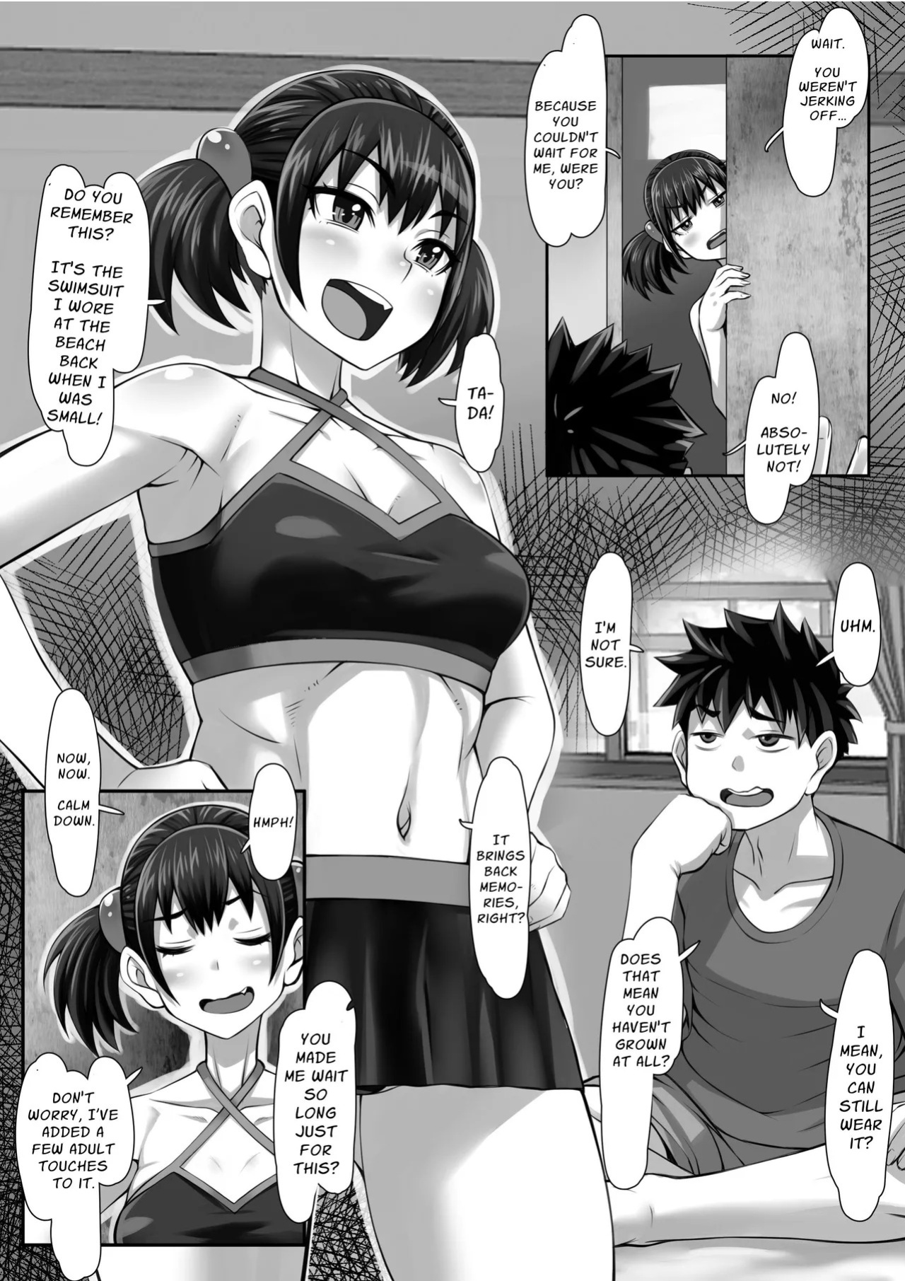 [Oreteki18kin] My Longtime Slutty Sexfriend Became An Erotic and Busty Babe [English] [Solid Rose]