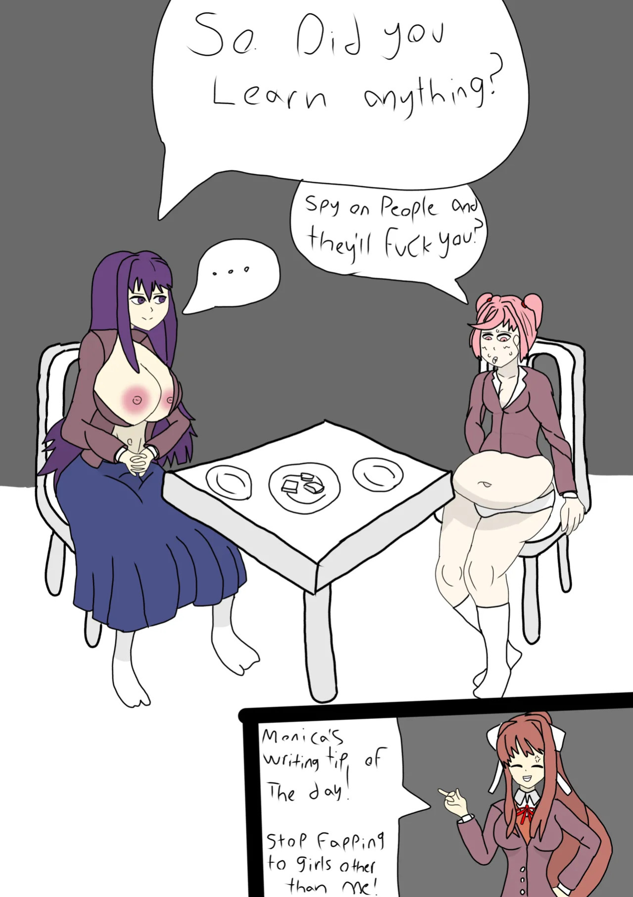 Tea Time with Yuri and Natsuki (DDLC)
