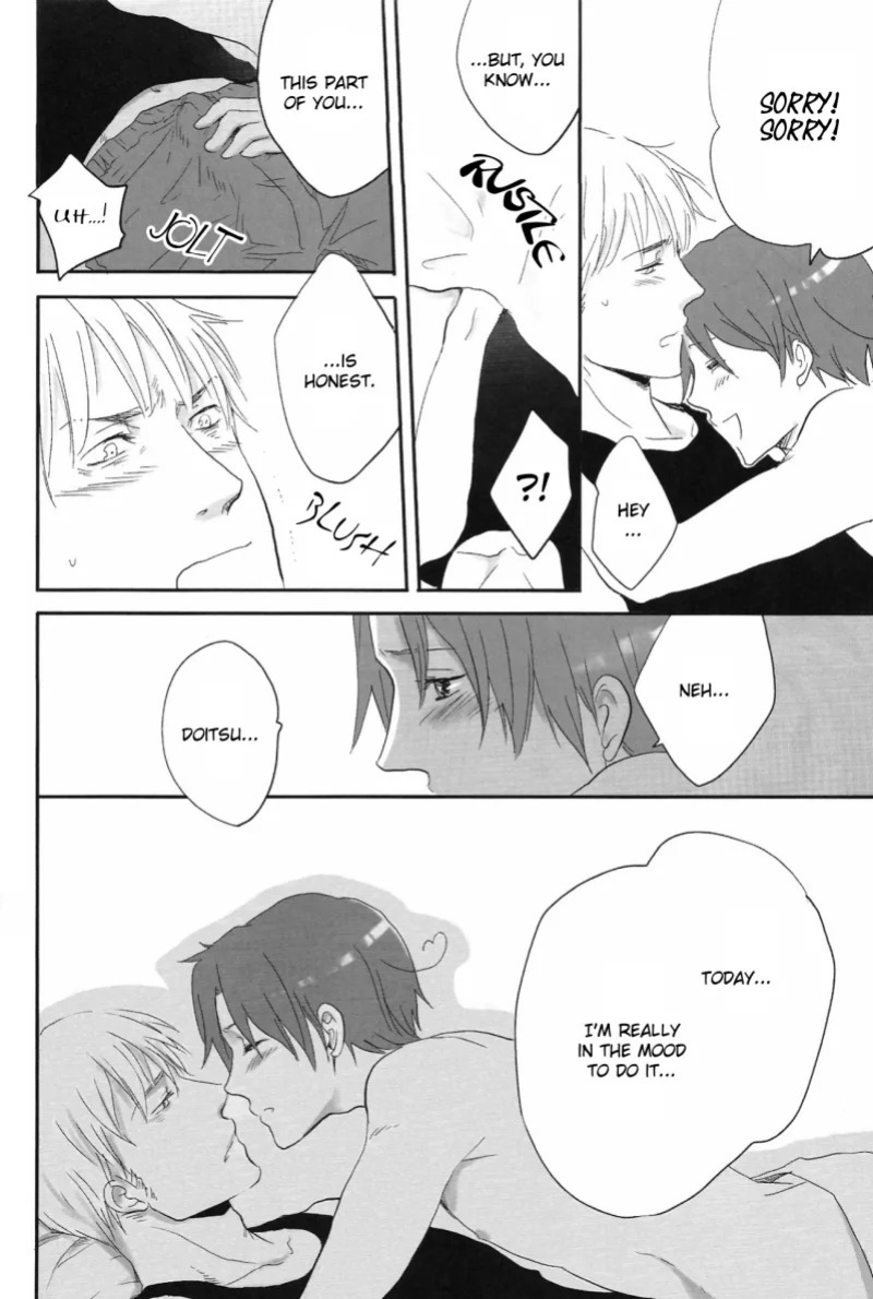 [Nikushoku Shounen (Kozakura Shou)] Kenka no Ato de (Axis Powers Hetalia) [English]
