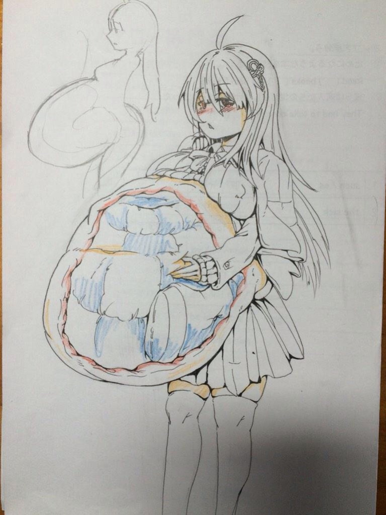 [kouka-ata5200] Yufuko made a friend lay down in the womb