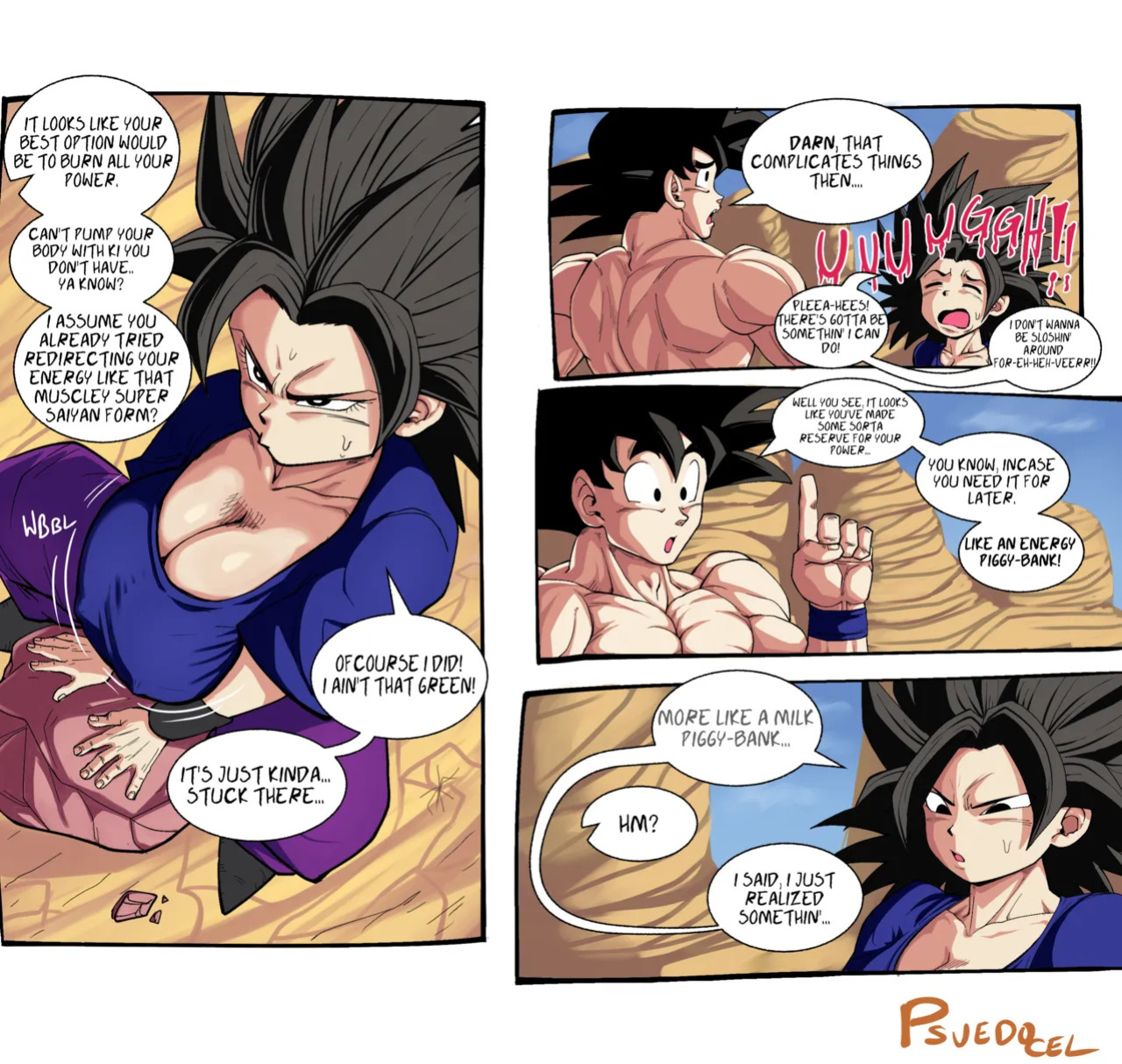 [Pseudocel] Caulifla's Ki Malfunction (Dragon Ball Super)