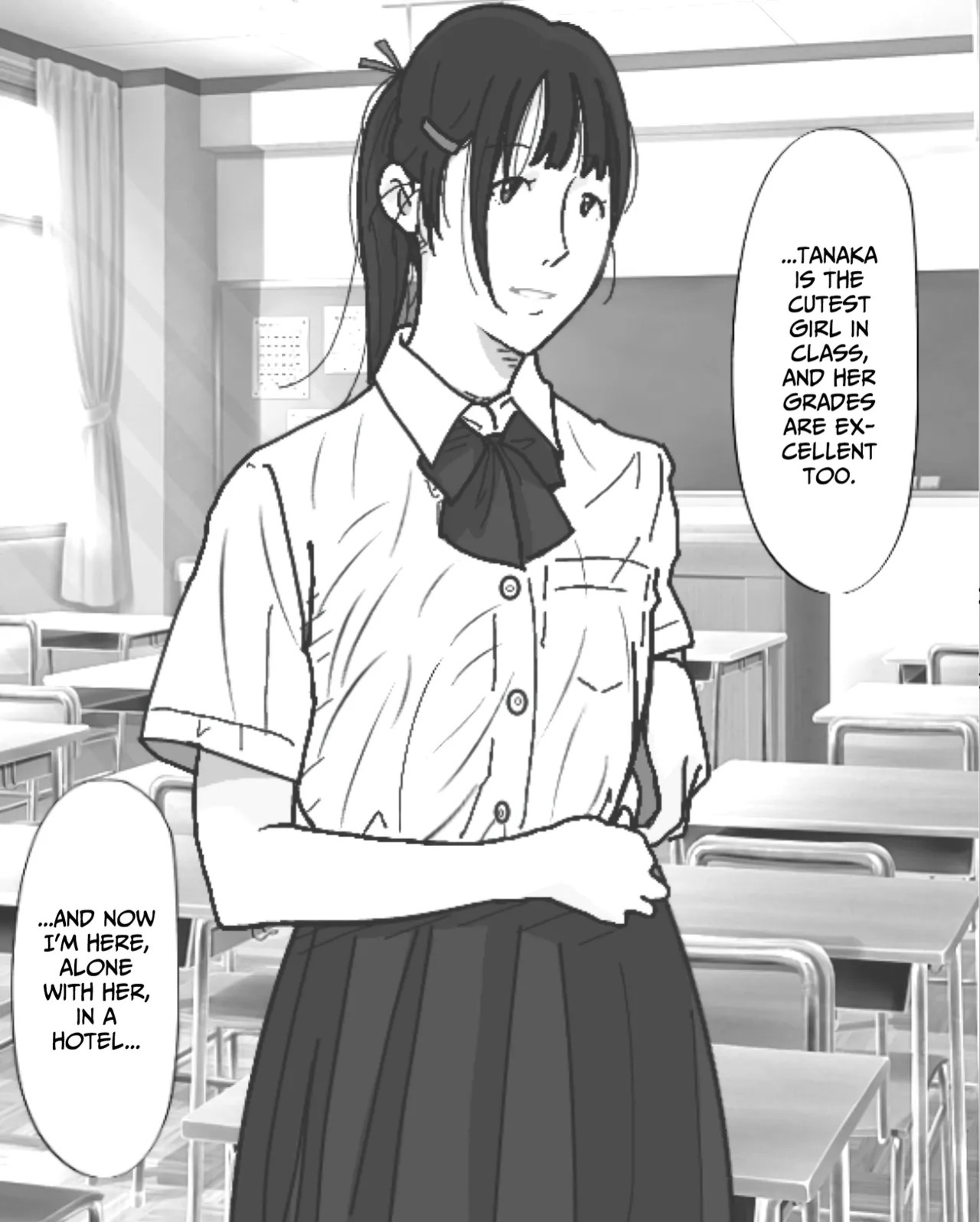 [Circle Kotatubuton] That middle-aged homeroom teacher who pretends to resist but still gives in to his teenage student’s seduction is disgusting. [English] [Gagak_Ireng] [Digital]