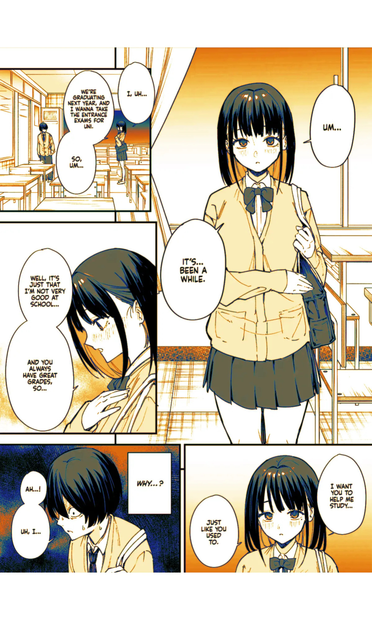 [Fuguta-ke] Kyonyuu no Tomodachi to Tsukiau made no Hanashi Maybe We'll Start Dating Someday [English] [J18] [Decensored] [Digital] [Sepia Colored]