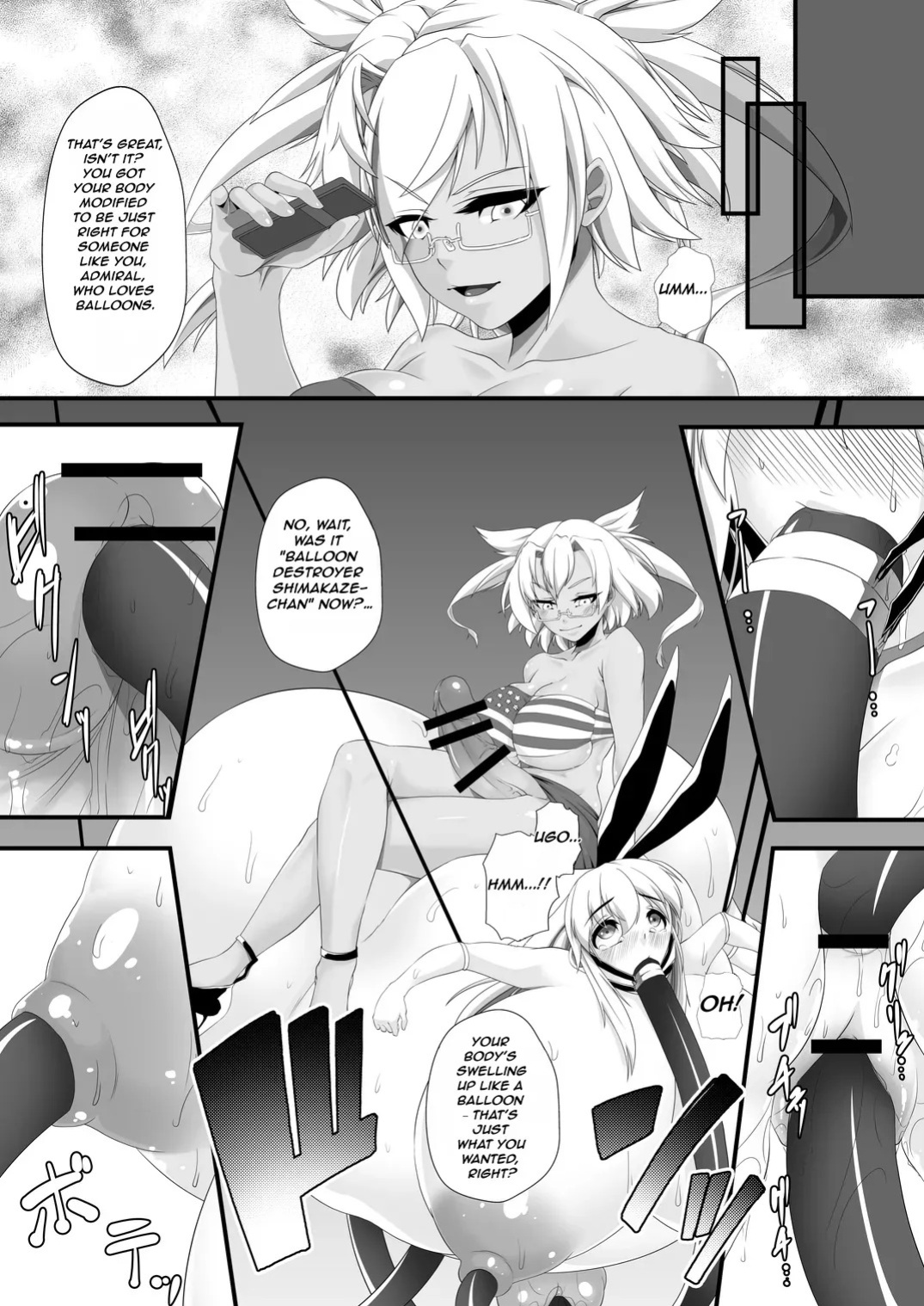 [Puchiota Rakugaki (genzaburoh, Kometanuki)] Fuusen Collection (Kantai Collection -KanColle-) ENGLISH