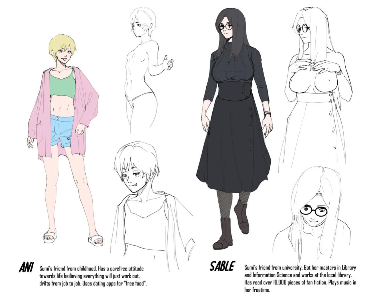 [PomeloMelon] Sumi's Anatomy Studies 1