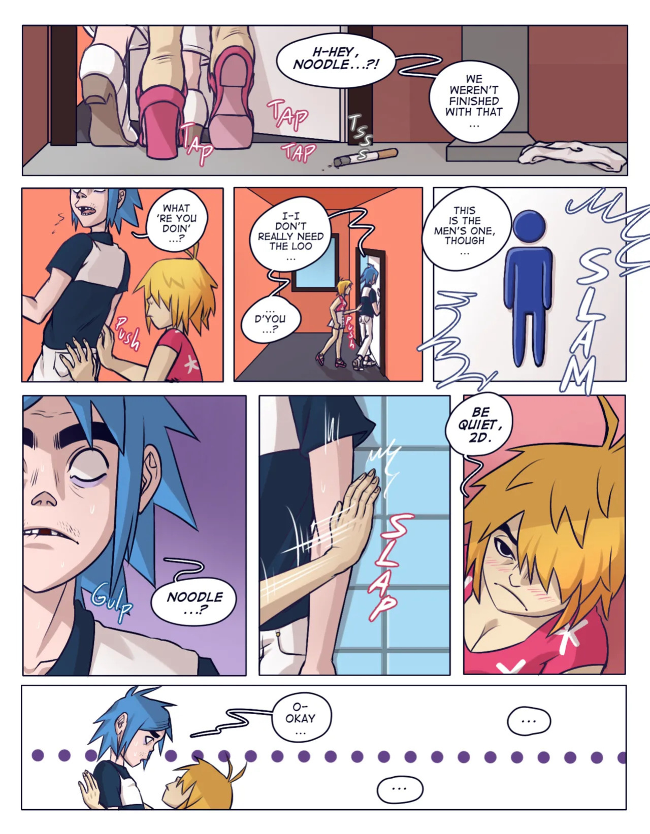 [BilberryBear] Backstage Bliss (Gorillaz 2D x Noodle)
