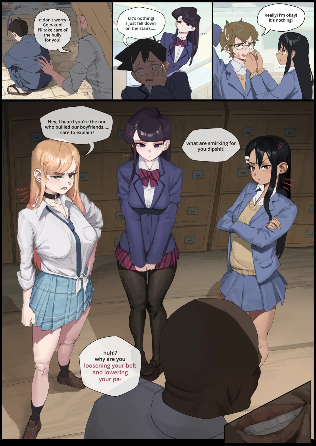 [wjs07] Kitagawa, Komi & Nagatoro BLACKED (various)