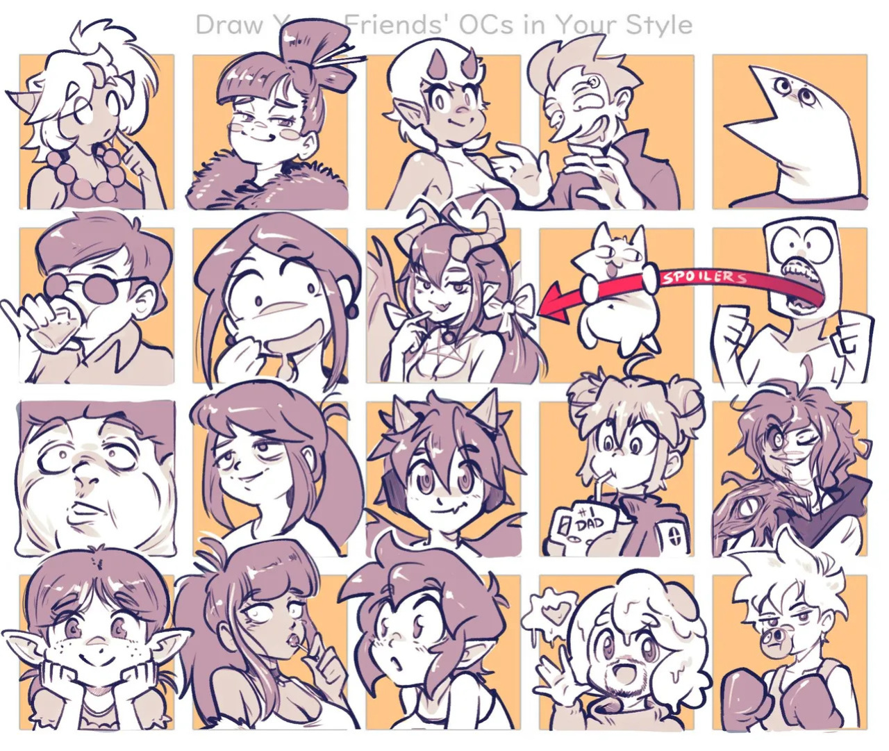 [various] Pandy & friends (OCs by Geistbox)