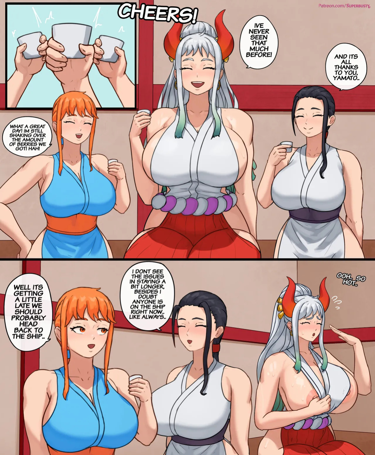 [Superbusty] Yamato's All-Nighter at Onigashima (One Piece) (Ongoing)