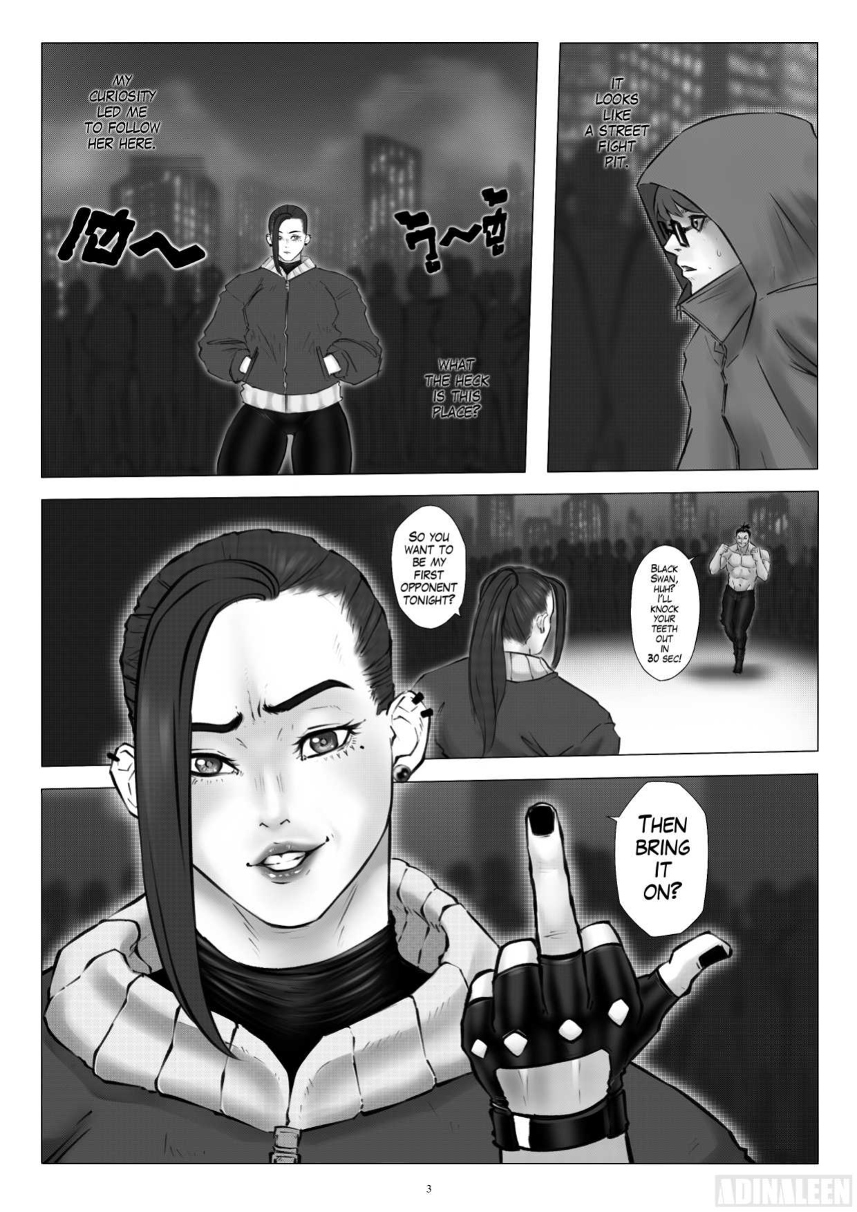 [Adinaleen] A Beautiful Housewife Who Sneaks Out in the Middle of the Night to Join An Illegal Underground Fight Club [ongoing]