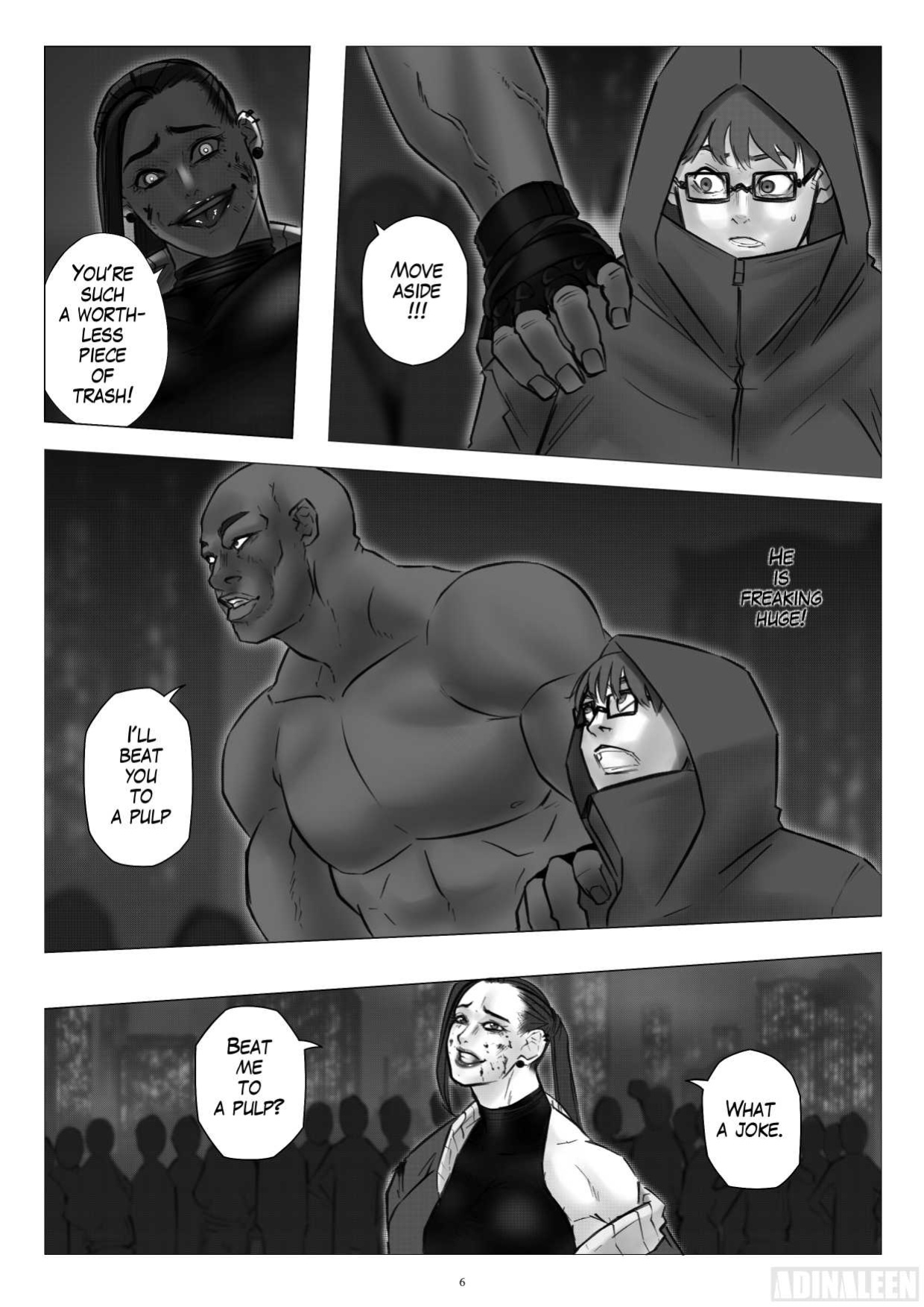 [Adinaleen] A Beautiful Housewife Who Sneaks Out in the Middle of the Night to Join An Illegal Underground Fight Club [ongoing]