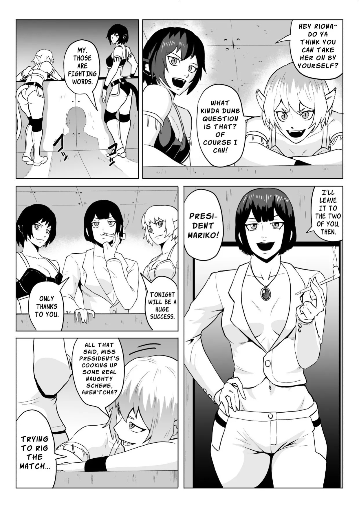 [Haru Tanuki-ya] Golden Wolf Luna Kutsujoku ProWres 1 | Golden Wolf Luna: Humiliating Pro Wresting 1 [English] [ApricotJam]