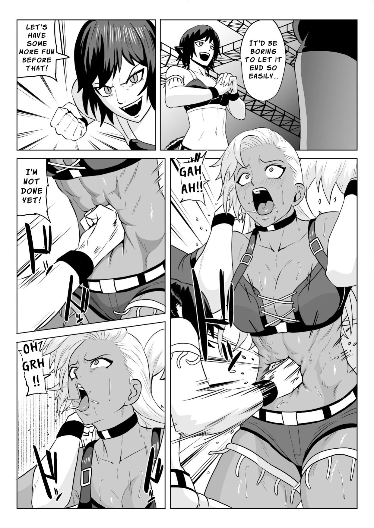 [Haru Tanuki-ya] Golden Wolf Luna Kutsujoku ProWres 1 | Golden Wolf Luna: Humiliating Pro Wresting 1 [English] [ApricotJam]